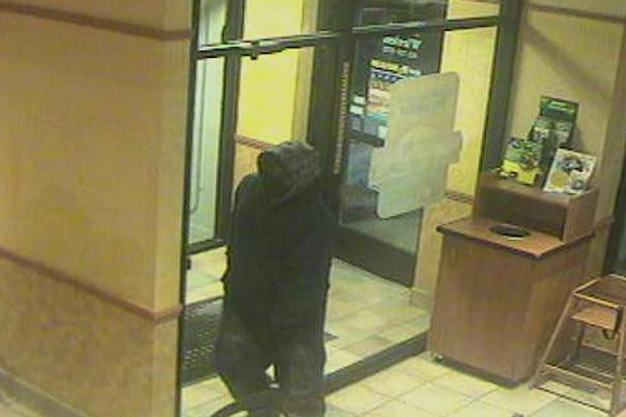 On March 20th, 2014, 3 armed men wearing masks entered the Subway Restaurant at 2400 East Hennepin Avenue and forced an employee into the cooler.