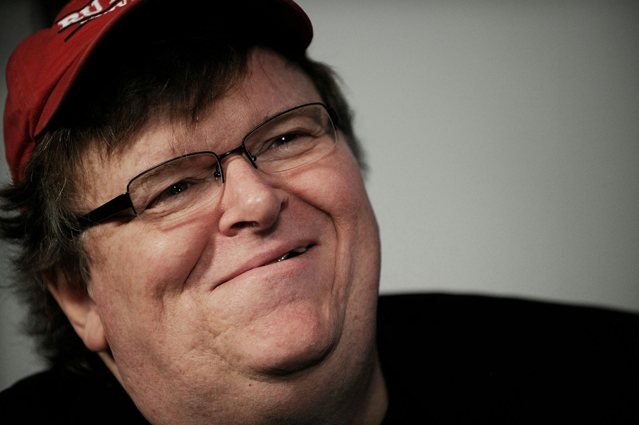 Filmmaker Michael Moore speaks at a news conference to challenge President Obama and the Democrats to stand strong on healthcare reform September 29, 2009 at the Public Citizen building in Washington D.C. (Olivier Douliery/Abaca Press/MCT) ORG XMIT: MIN2014010612092317