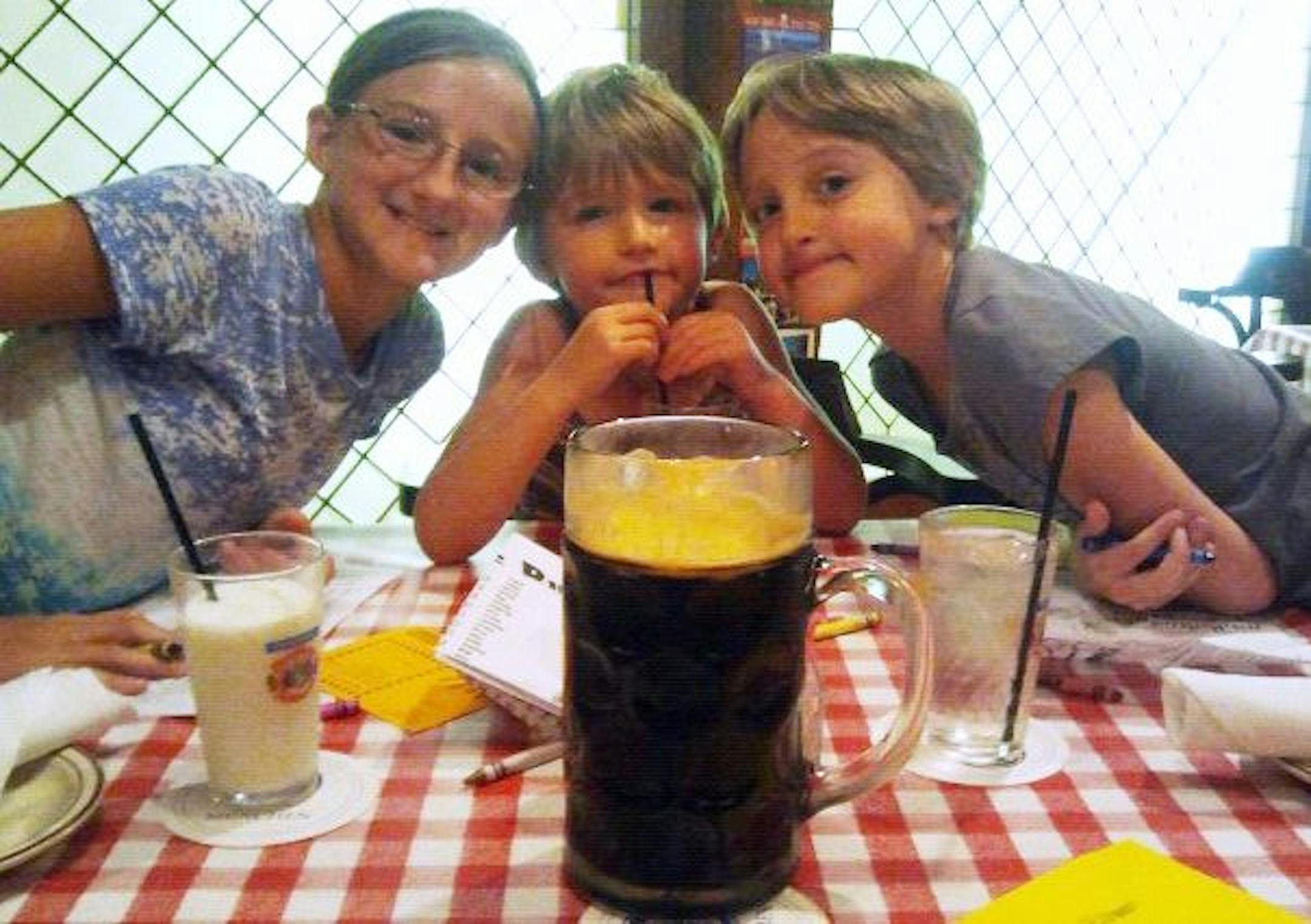 From left, Amara, 11; Cecilia, 5; and Sophie Schaffhausen, 8, as seen in a Facebook photo. They were found slain in their beds in July 2012.
