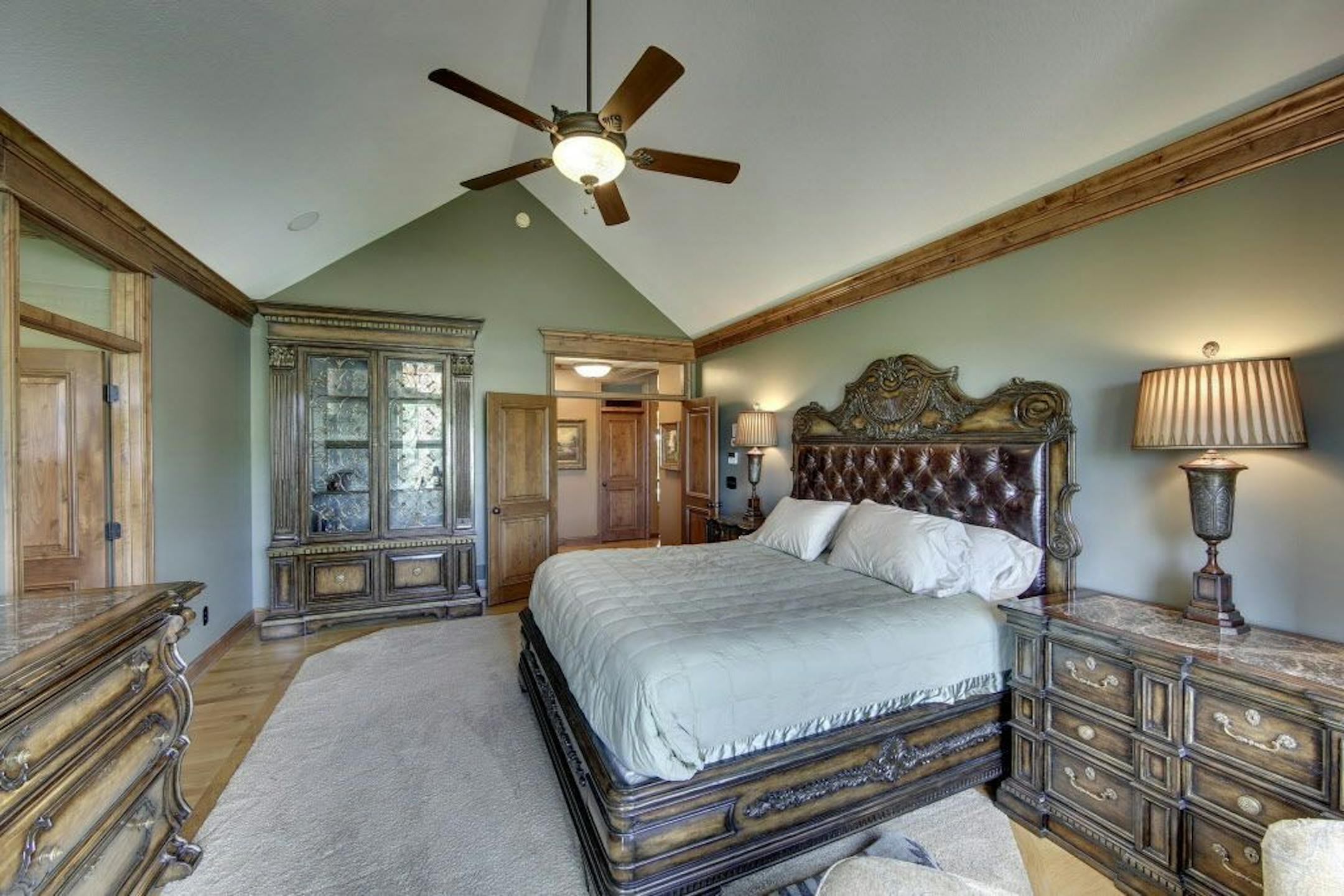 The master bedroom.
