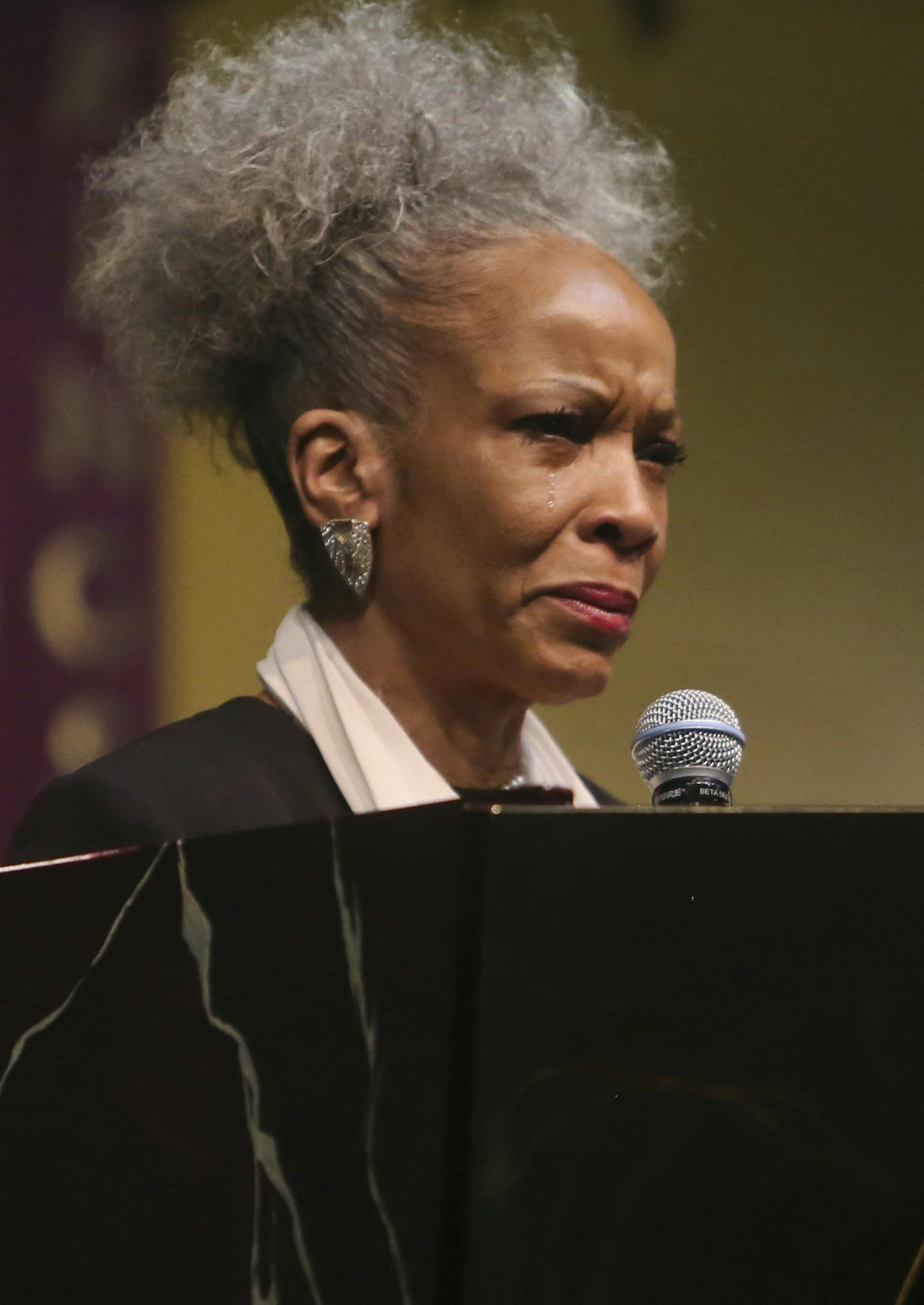 During the service for civil rights giant Matthew Little, his daughter Azahiah Little spoke, telling of a hard life that included a stint in prison, but that her father Matthew never abandoned her but gave of his love freely to her.