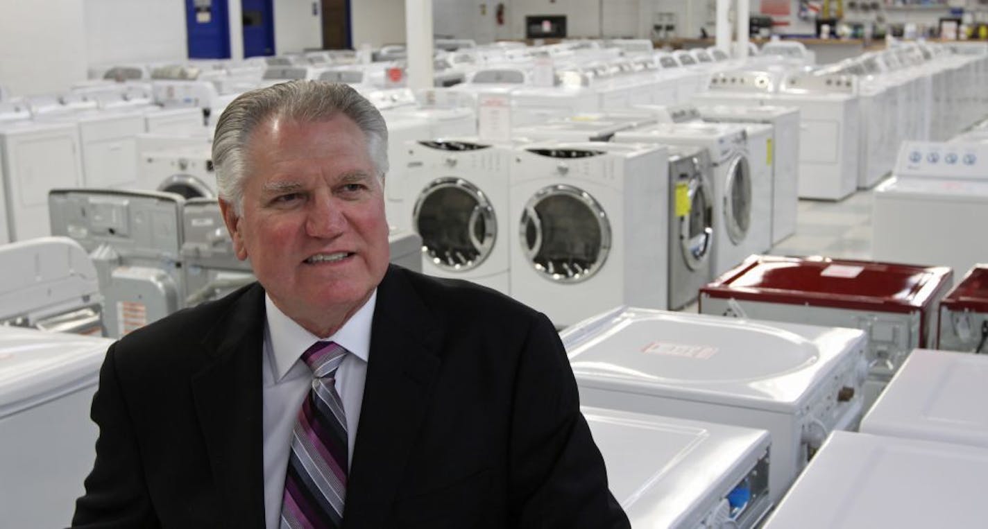 Edward "Jack" Cameron, ARCA president and ceo, in the new appliance showroom.