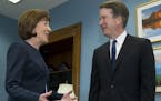 Back in August, Sen. Susan Collins met with Supreme Court nominee Judge Brett Kavanaugh at her office. On Friday, Collins announced her support for Ka
