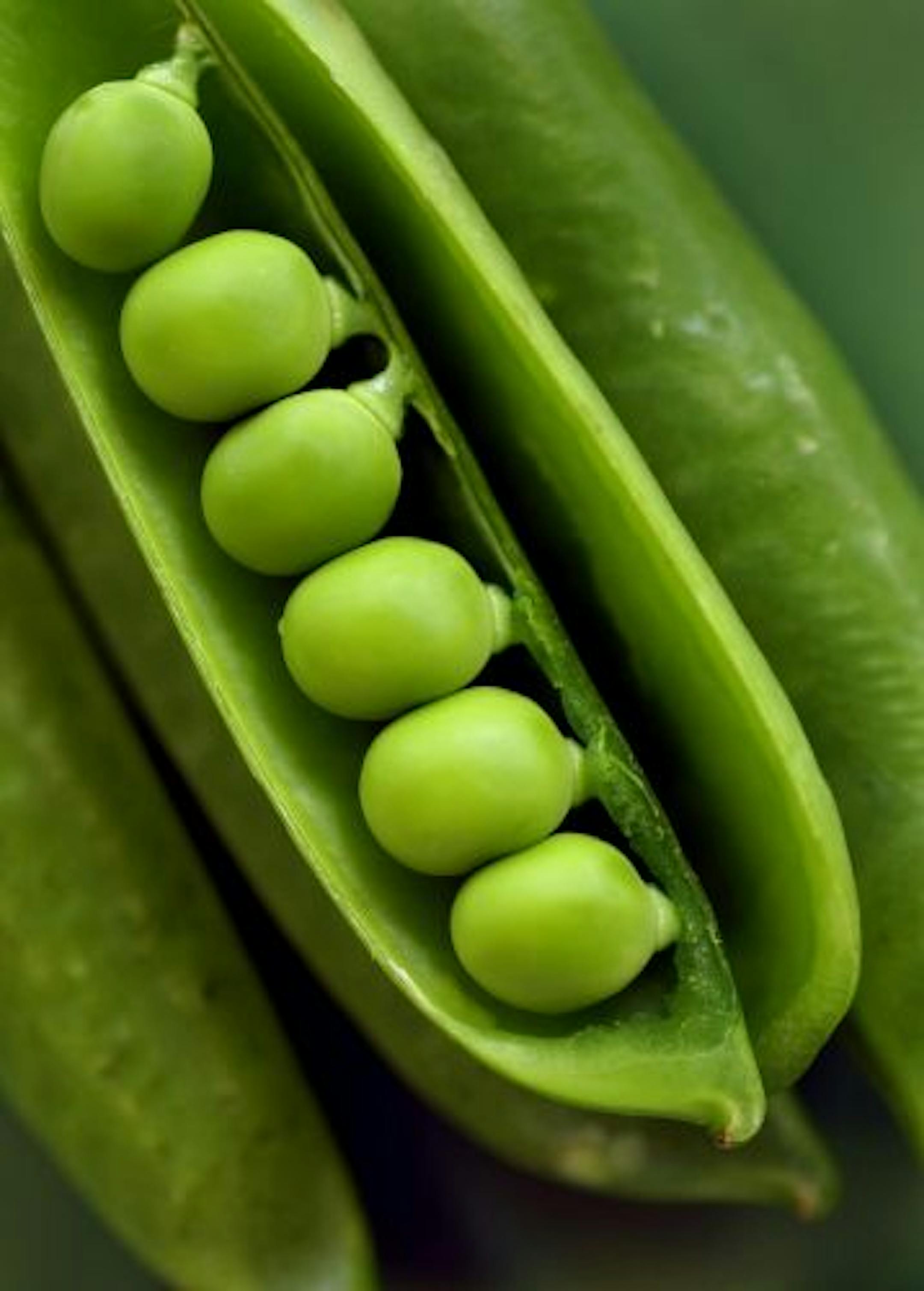Produce such as sweet peas can make vegetable lovers out of kids.