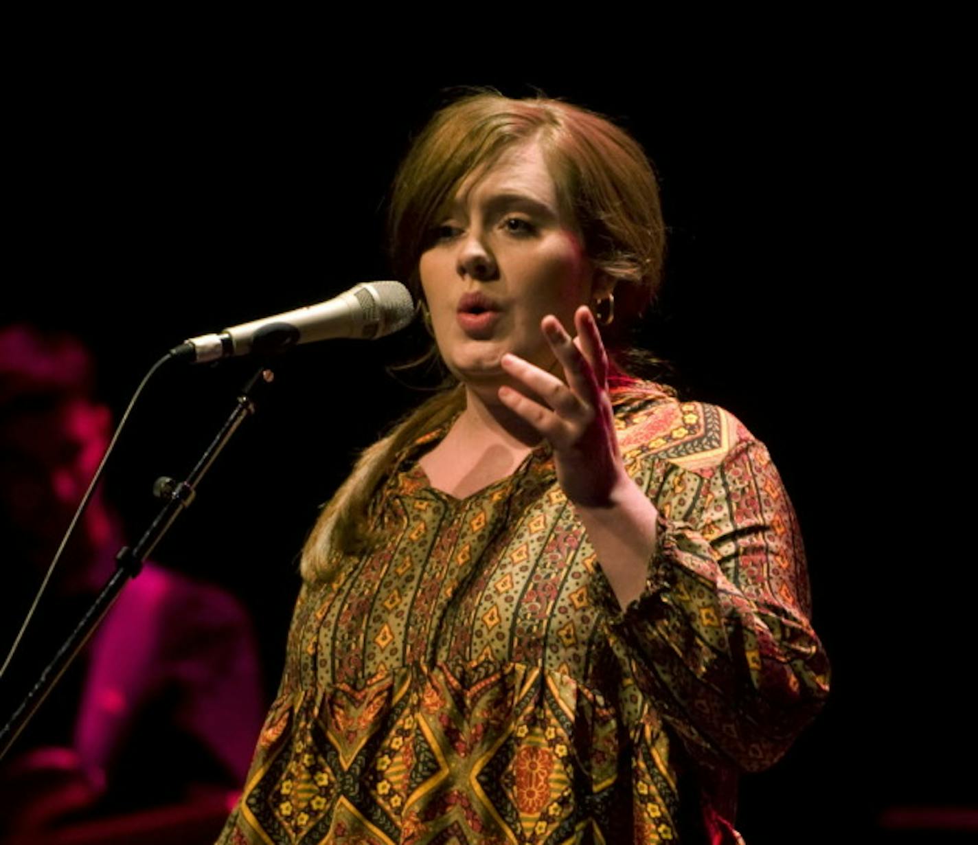 Adele at the Fitzgerald Theater last year. / Star Tribune file photo