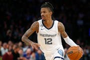 Ja Morant had a triple-double as Memphis beat the Knicks on Monday night. The Grizzlies play at Target Center on Wednesday.