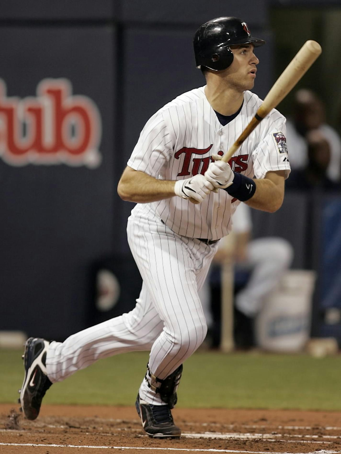 Joe Mauer tripled in the first inning Tuesday against Chicago.