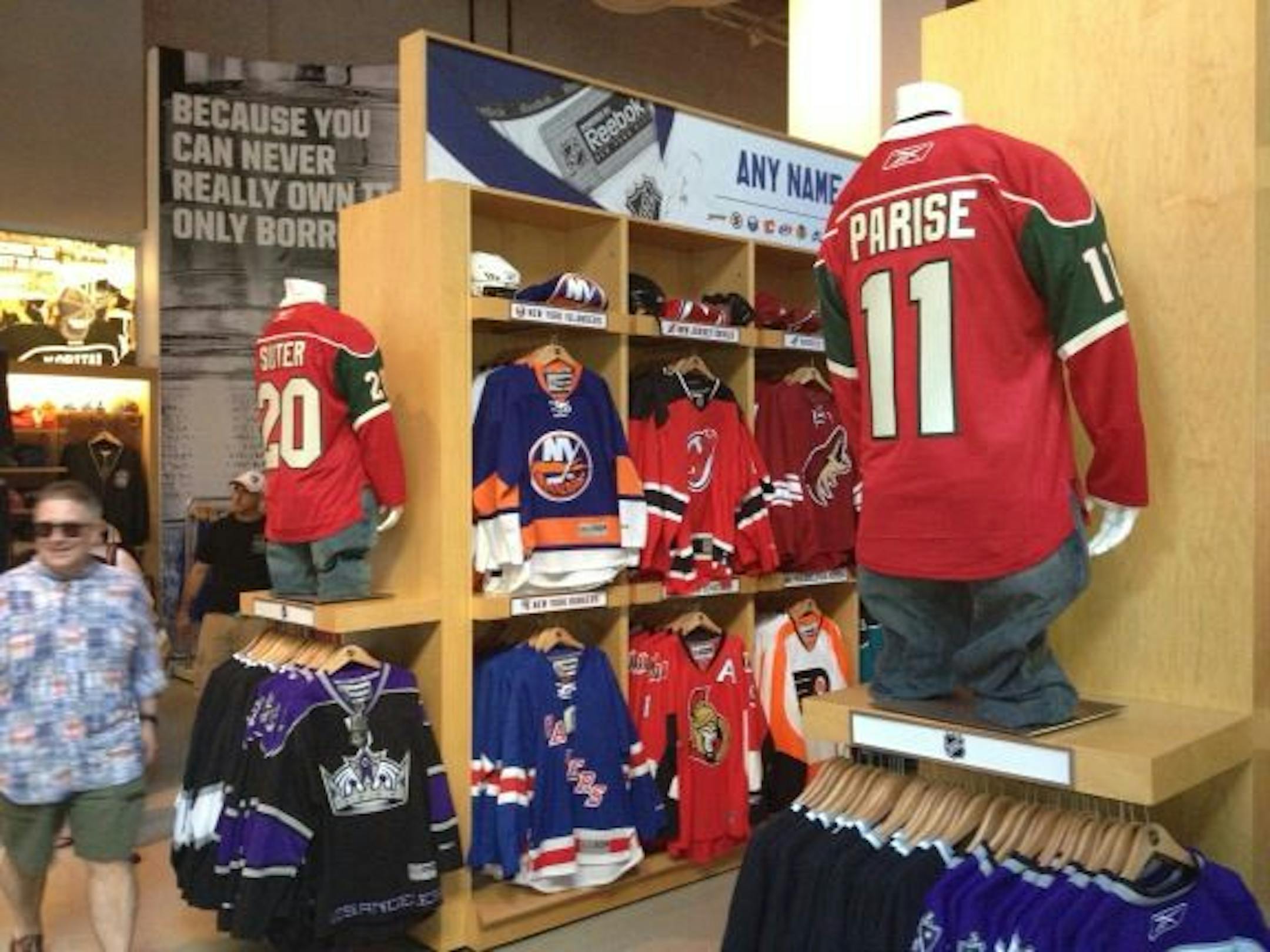 New Suter and Parise jerseys