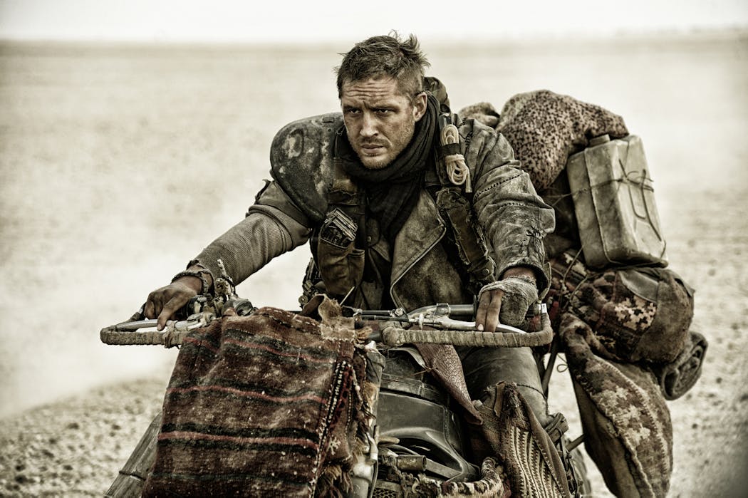 Tom Hardy in “Mad Max : Fury Road.”