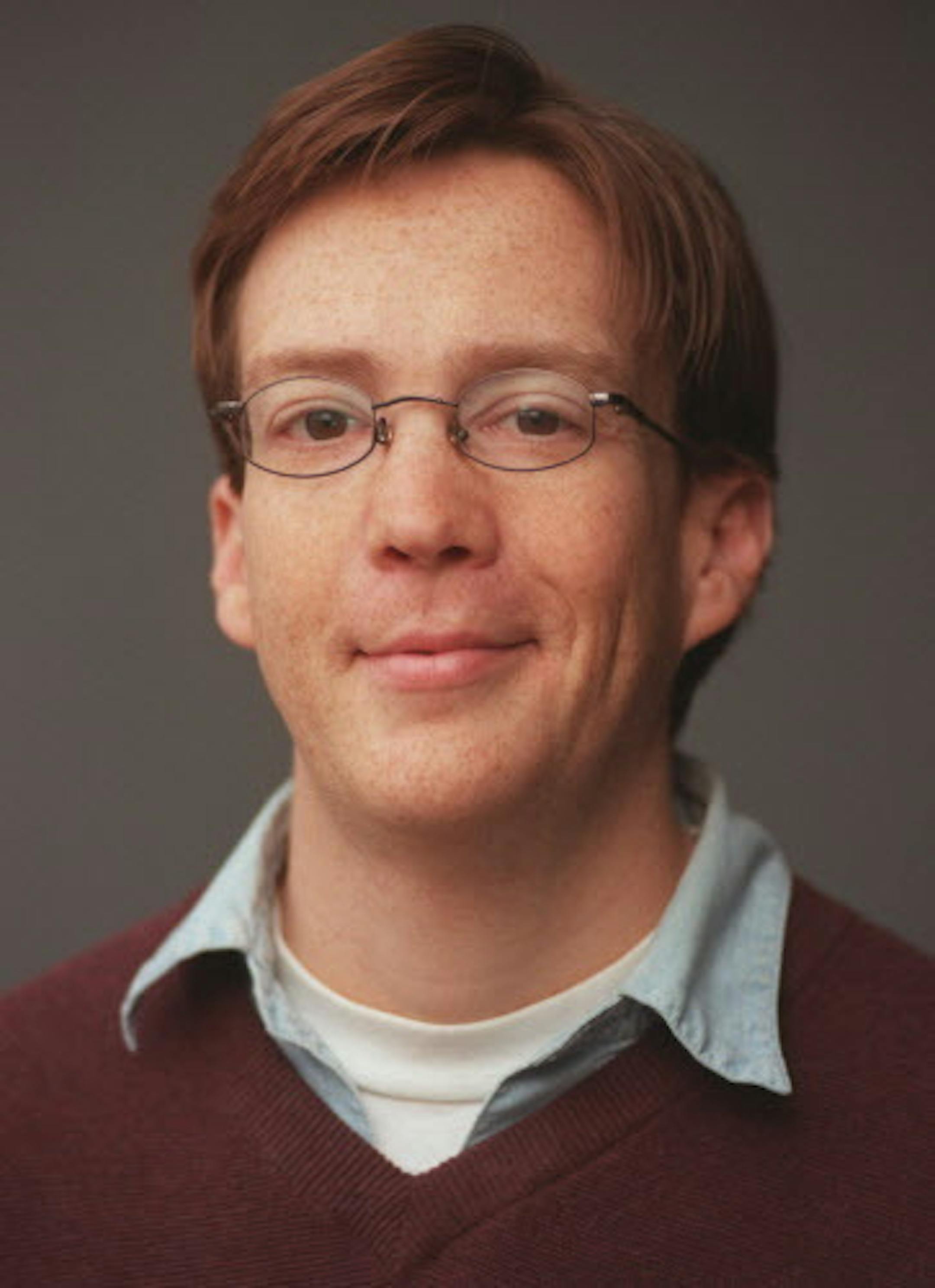 Minneapolis, MN.  November 12, 1999.  Franklin Art Works is a new gallery/performance art center opening November 20; in a past life it was a 1916 silent-movie theater that went through a long porn-movie-house era and has now been rehabbed with NRP and other city funds. -- Tim Peterson is the director of Franklin Art Works, home of the historic Franklin Theater.