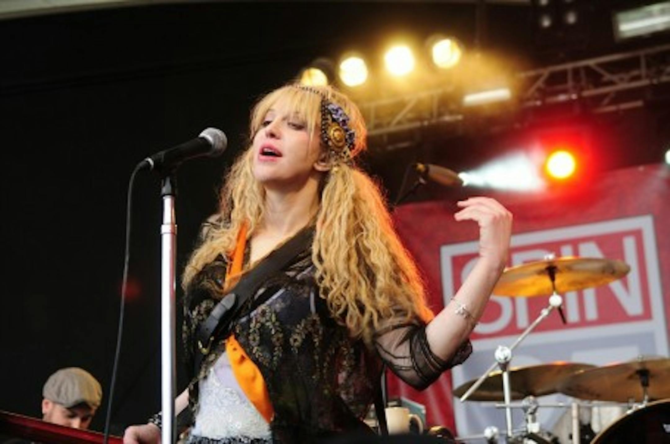 Courtney Love at the SXSW fest in March, where she was actually coherent and musical (albeit obnoxious) / By Tony Nelson