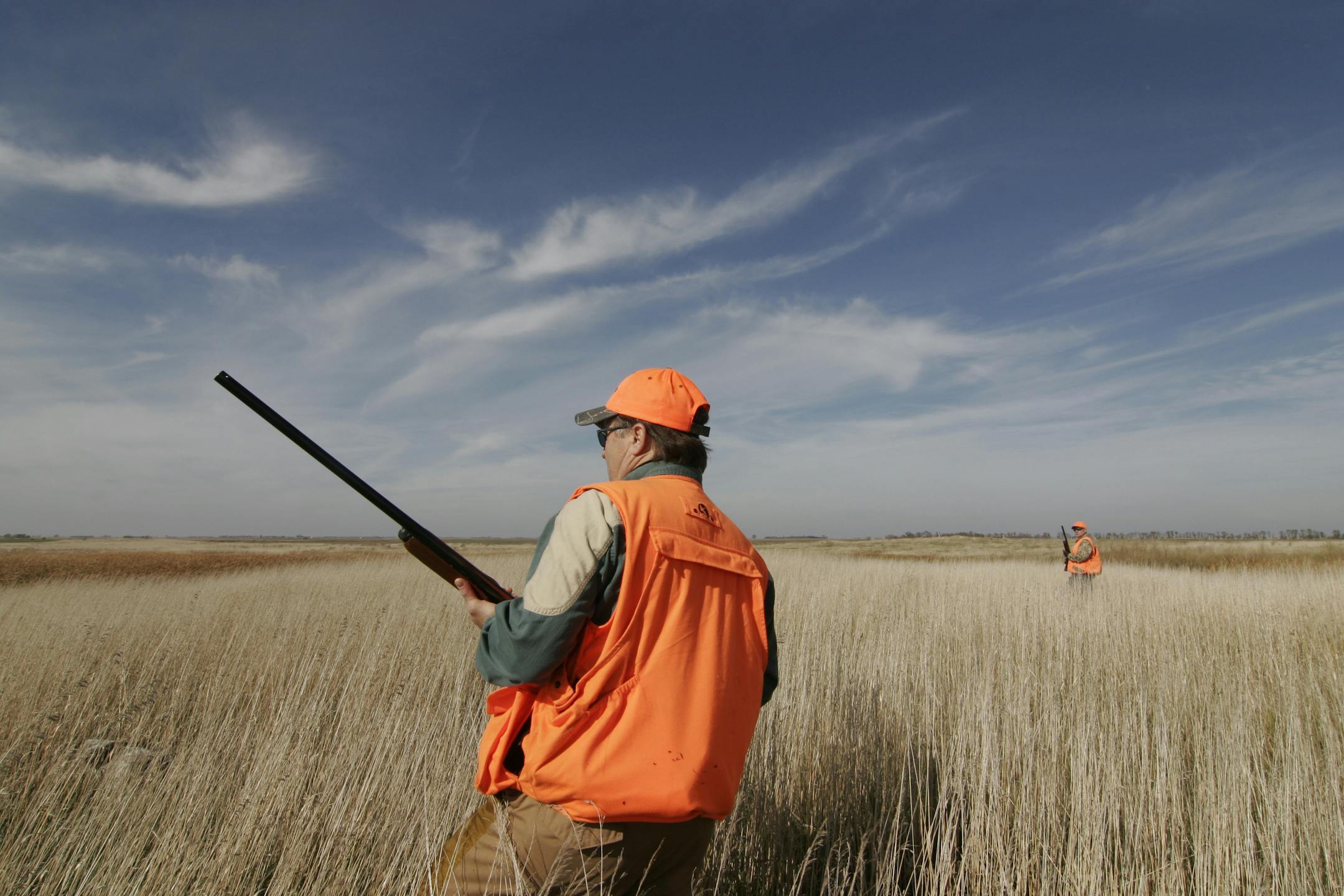 Tim McMullen of Delano and Jack Rendulich of Duluth were among thousands of Minnesotans who hunted pheasants in South Dakota over the weekend when another season opened. South Dakota is No. 1 in pheasants, and its high pheasant population attracts hunters from all over the nation.