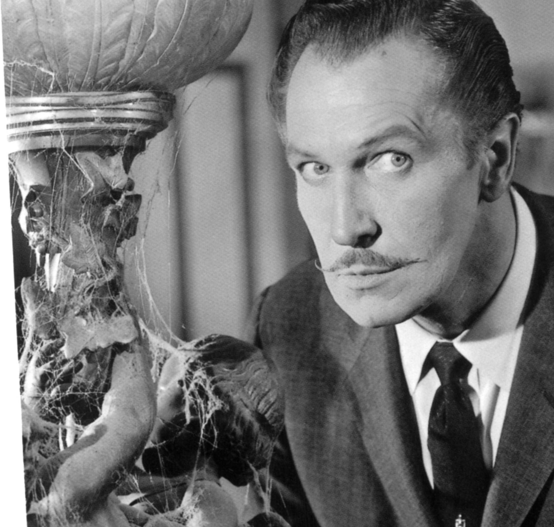 Vincent Price, actor with the famous spooky eyes, 1958. Photo is courtesy of Photofest, which company clipped it from a magazine. ORG XMIT: MIN2013093009182404