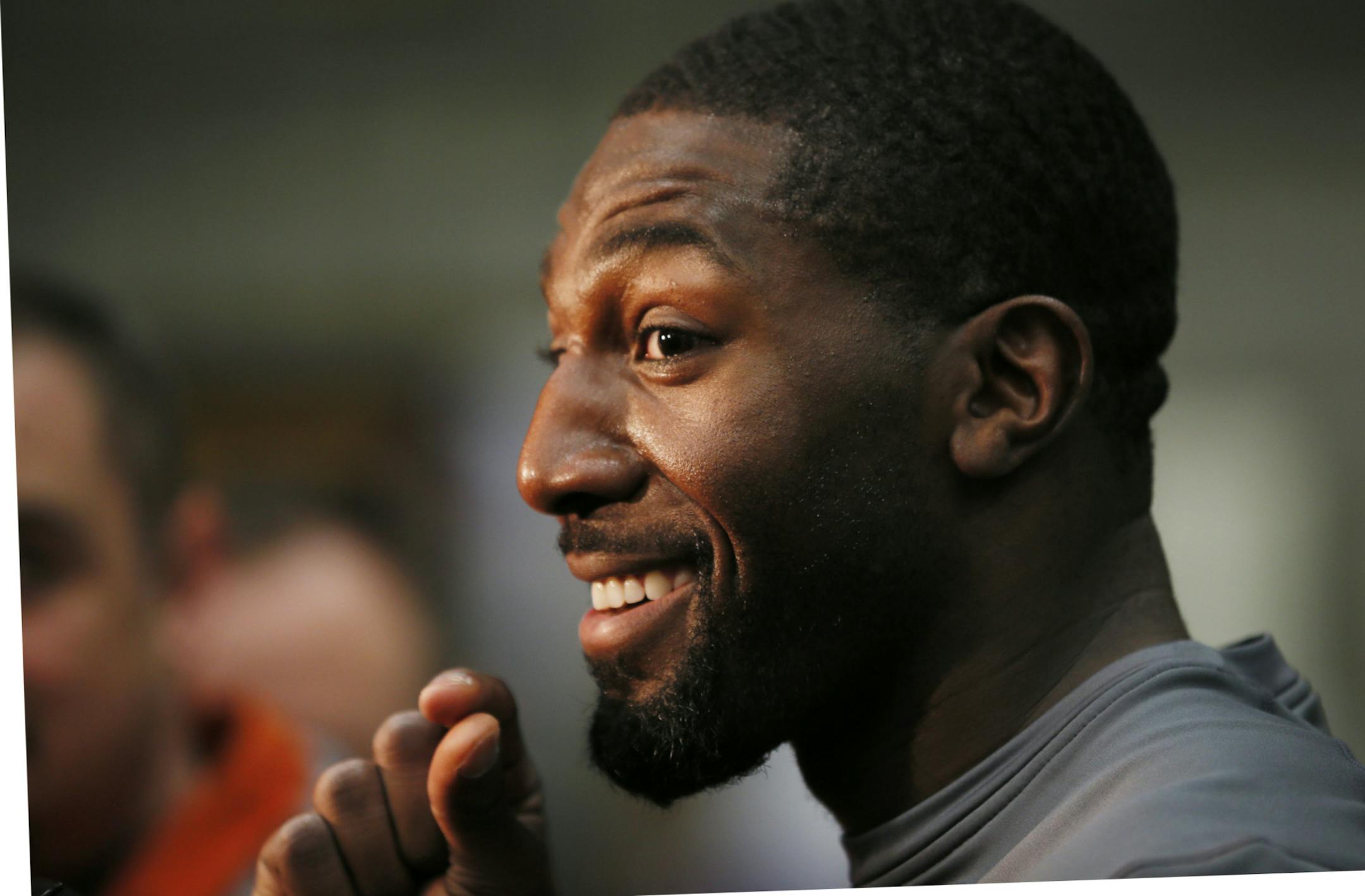 Vikings receiver Greg Jennings took part in an offseason conditioning program Wednesday May 1, 2013 in Eden Prairie