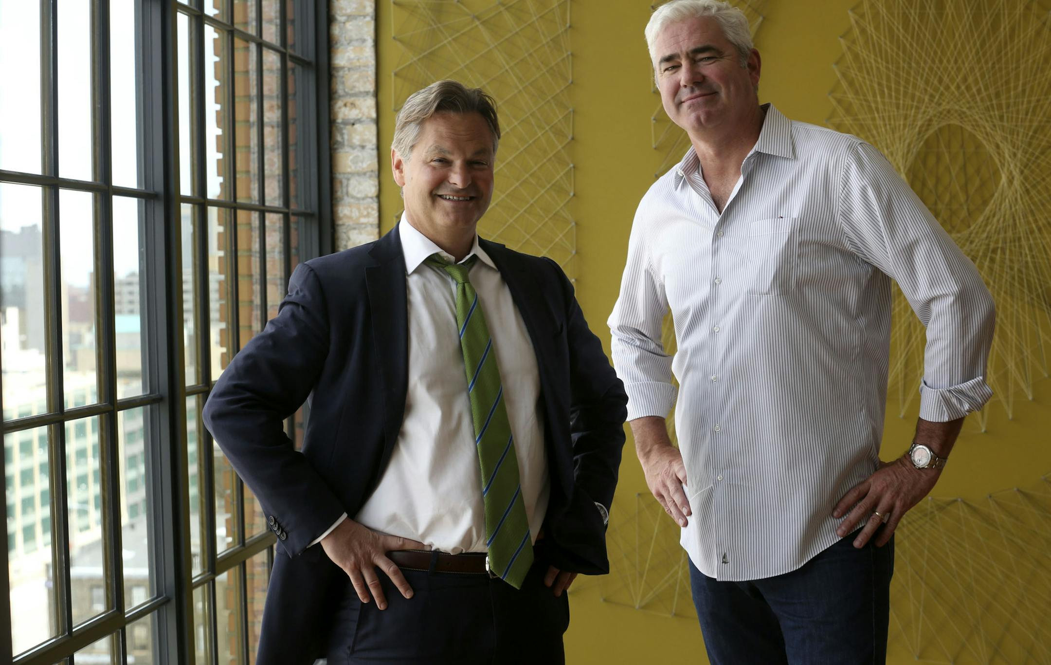 Olson CEO John Partilla, left, and chief creative officer Dennis Ryan