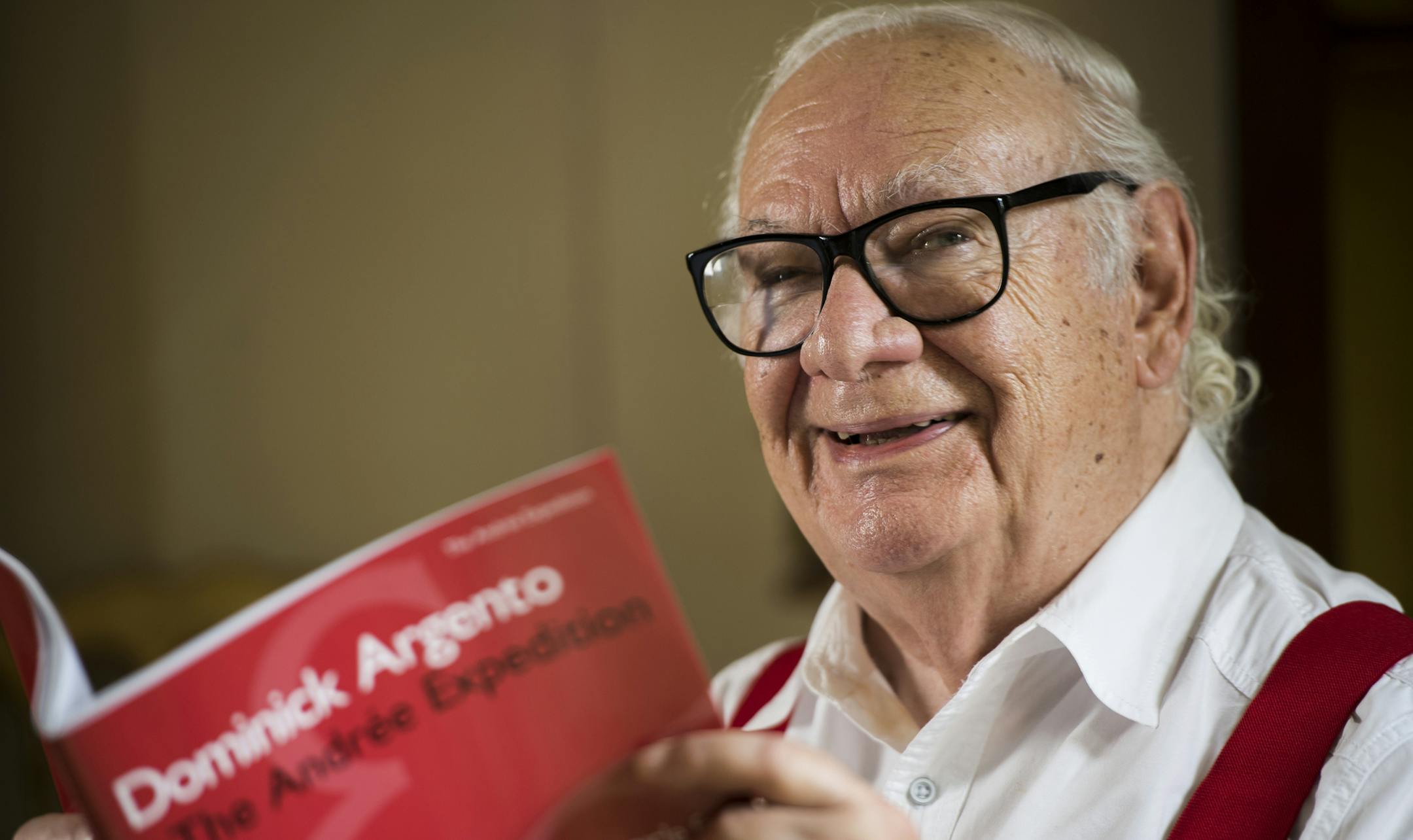 Dominick Argento sat for a portrait in his home on Saturday with a score that'll be played at a festival in August. He won the 1975 Pulitzer Prize for Music for the eight-part song cycle he wrote, From the Diary of Virginia Woolf. Some of his works will be featured in a festival from August 8-13. ] Isaac Hale ï isaac.hale@startribune.com Dominick Argento, 88, a Pulitzer Prize winning composer, will have some of his works featured in a festival from August 8-13. He won the 1975 Pulitzer Priz