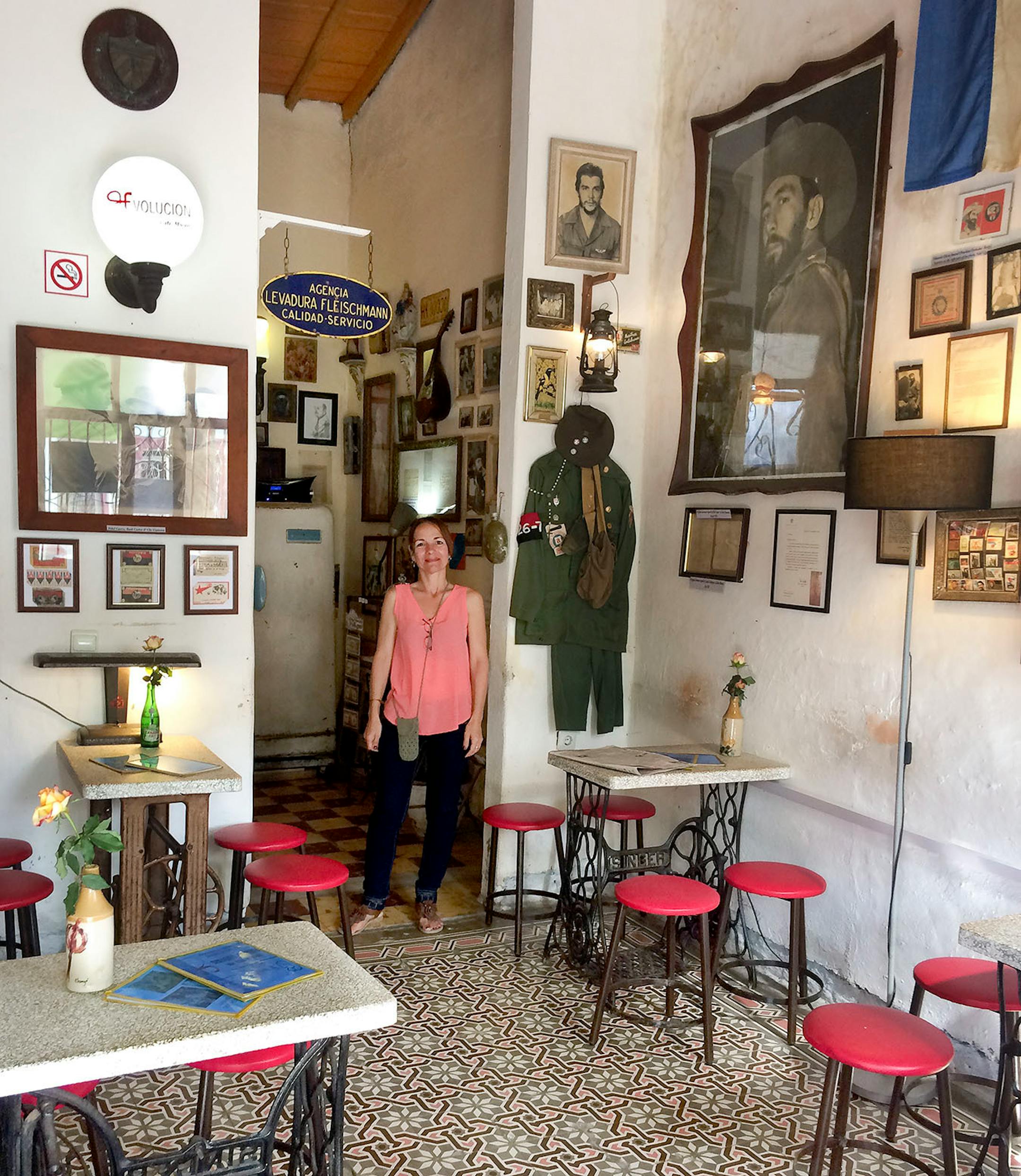 The tour guide at Revolucion, a pint-sized museum in Santa Clara. [ Photos by Amelia Rayno
The Minneapolis Star Tribune