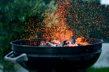 Barbeque Fire Sparks