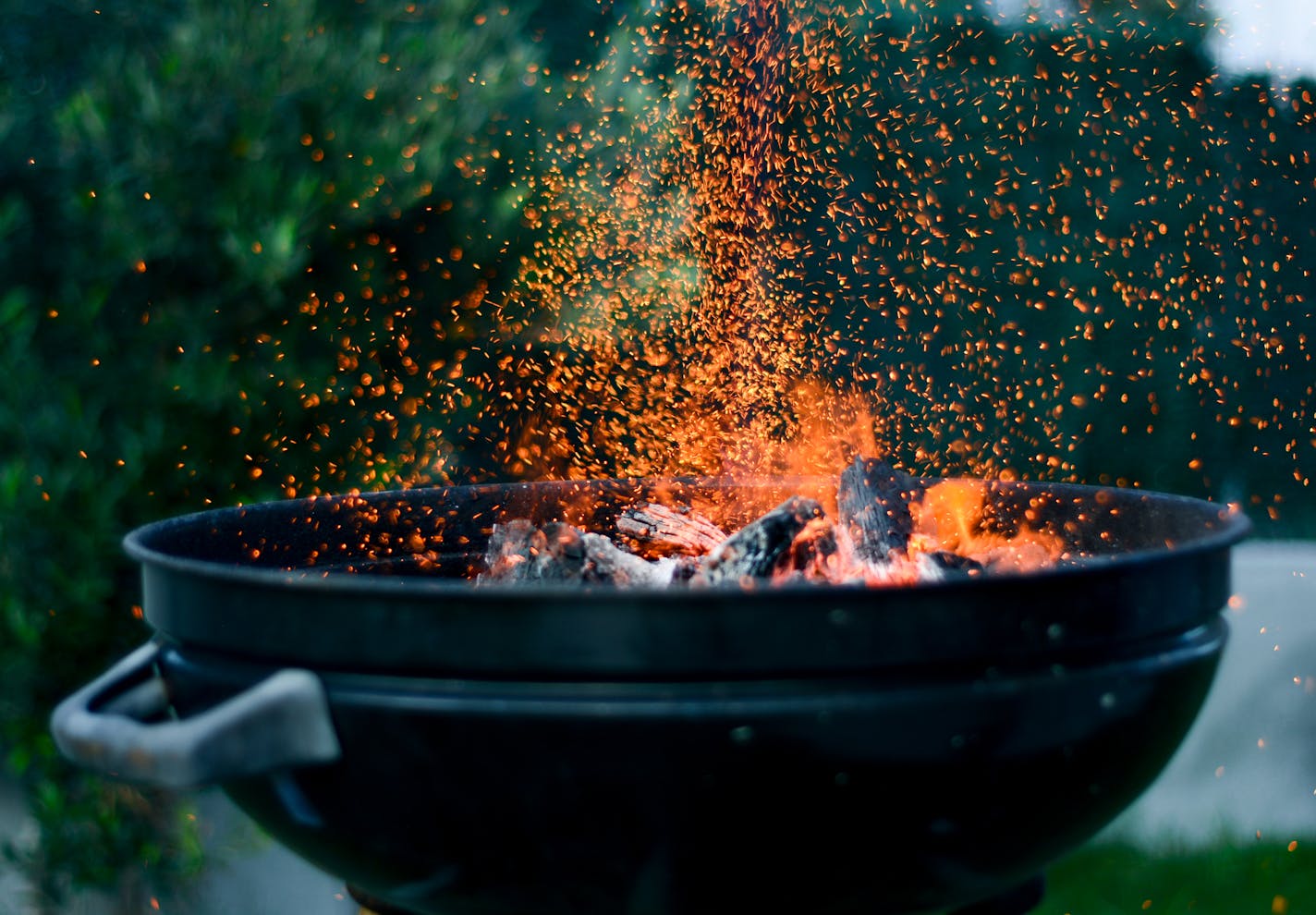 Barbeque Fire Sparks