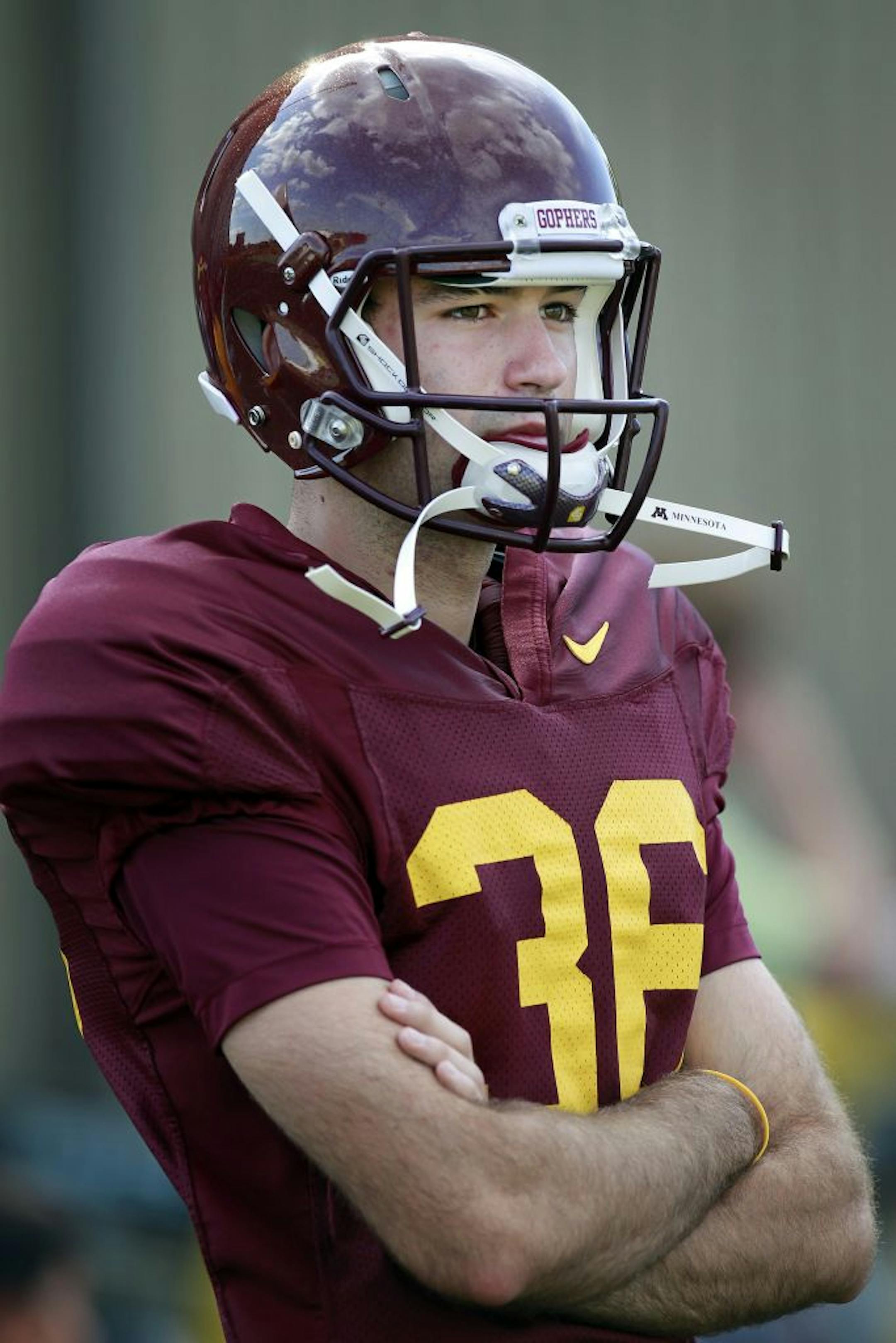 Gophers kicker Chris Hawthorne