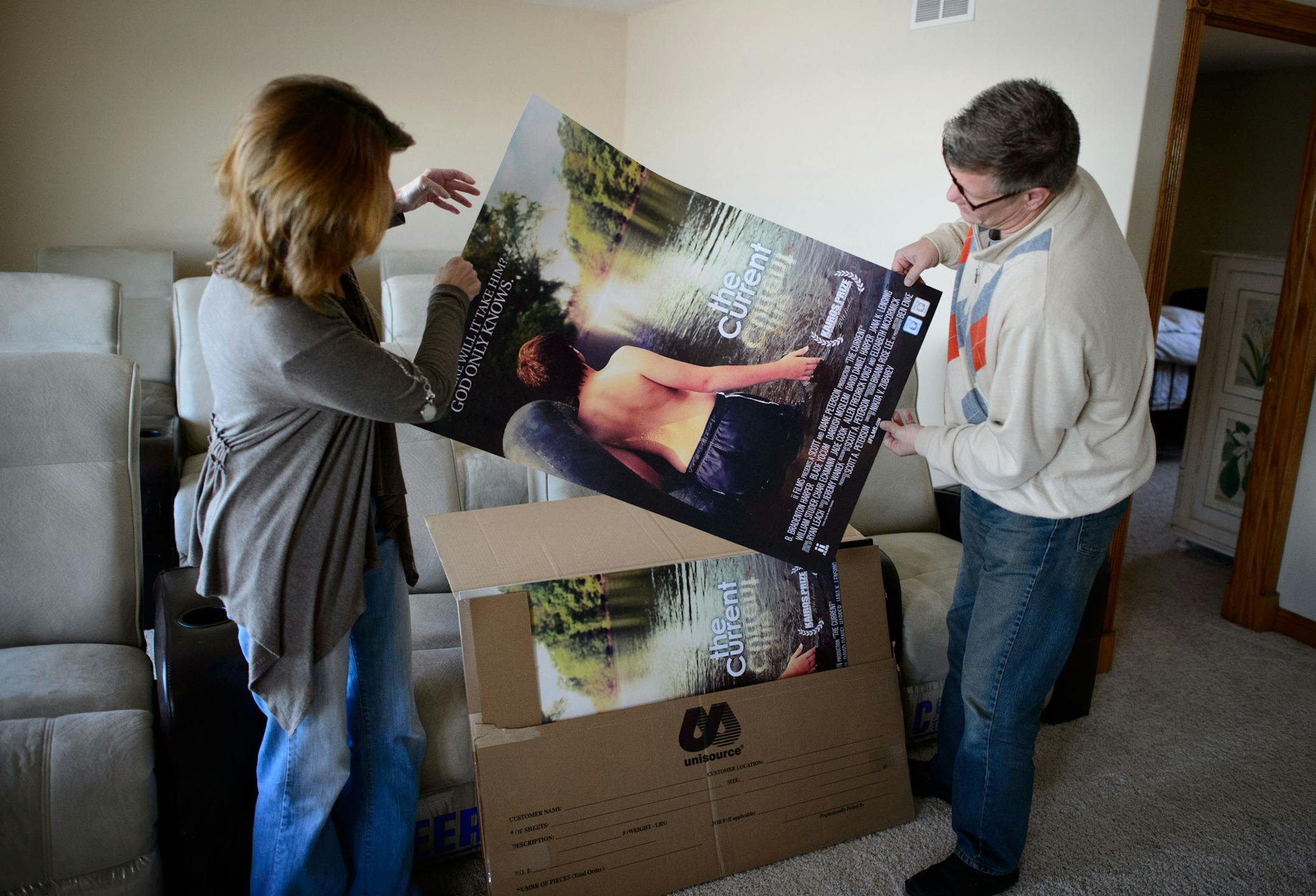 Scott and Diane Peterson - he a real estate agent and she an attorney -- spent their own cash to make a movie.They surprised family and friends when it wasn't some amateur-hour production but rather a full-length feature film professionally edited. They will premiere their film The Current this weekend about a family that relocates from Chicago to Minnesota to run a summer camp. Its the latest film to come out of the Twin Cities suburbs. We look at the growing phenomenon of films coming out of t