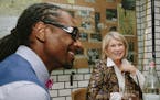 -- PHOTO MOVED IN ADVANCE AND NOT FOR USE - ONLINE OR IN PRINT - BEFORE NOV. 6, 2016. -- Snoop Dogg and Martha Stewart at a private table in the kitch