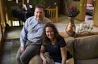 Mark and Monica Harrington in their Orono home. ] In the spirit of Airbnb and Uber, a vacation rental business caters to people with an extra house or