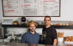 Brothers Sameh, left, and Saed Wadi, co-owners of the Milkjam Creamery in Minneapolis.