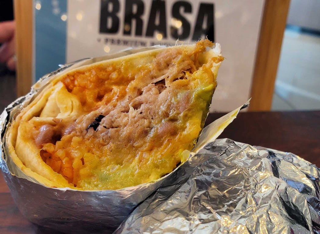 Brasa Carnitas Burrito is a new food at Allianz Field.