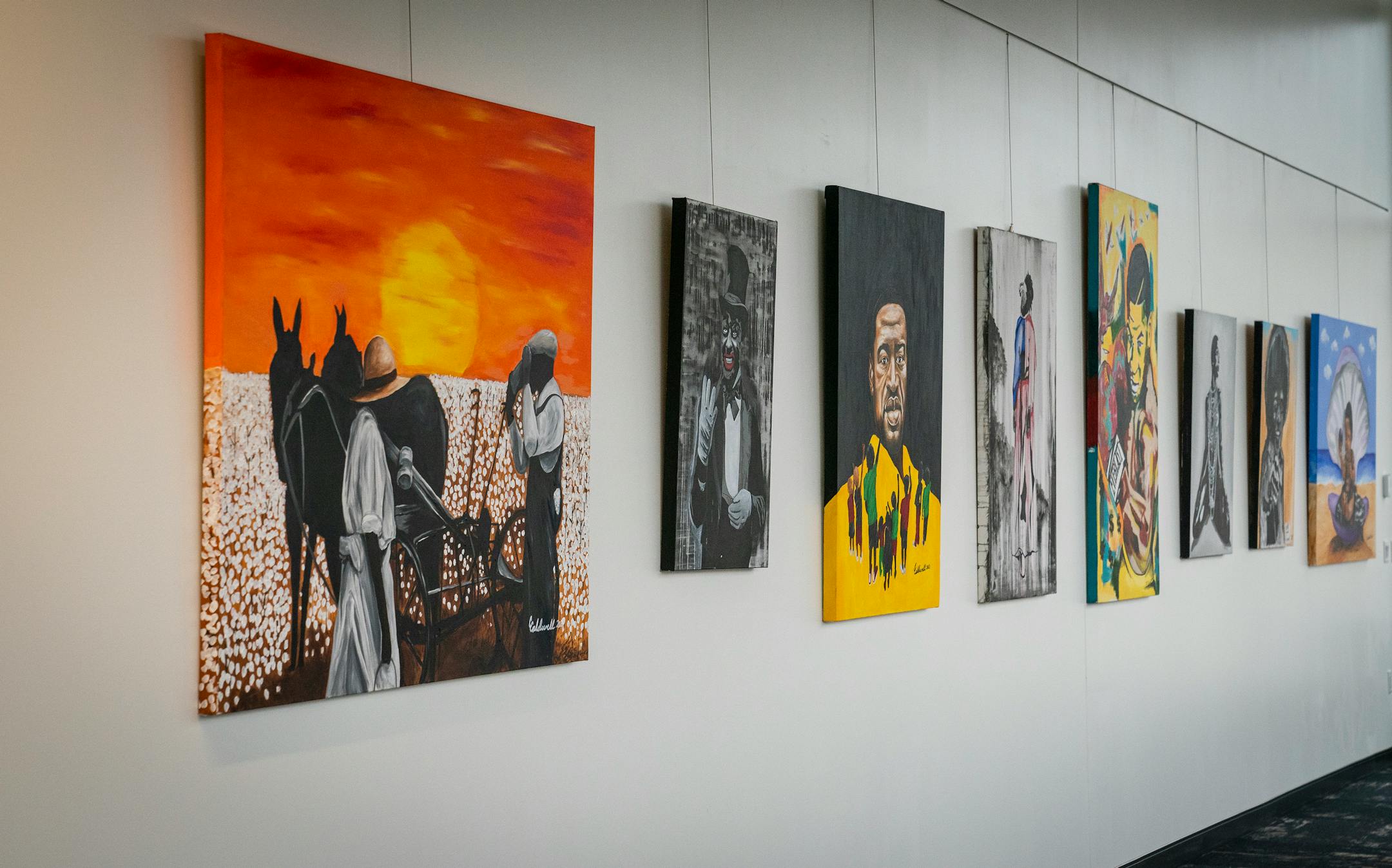 The Carlson Family Foundation Art Gallery in the renovated Capri Theater.