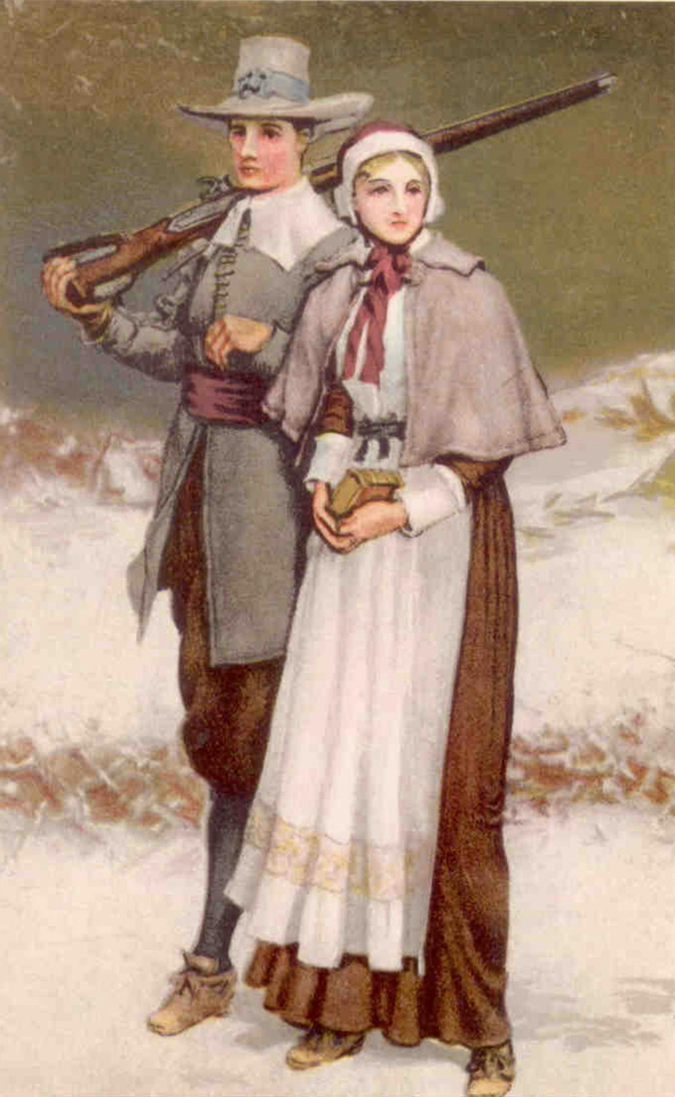 John and Priscilla Alden Courtesy Alden Museum