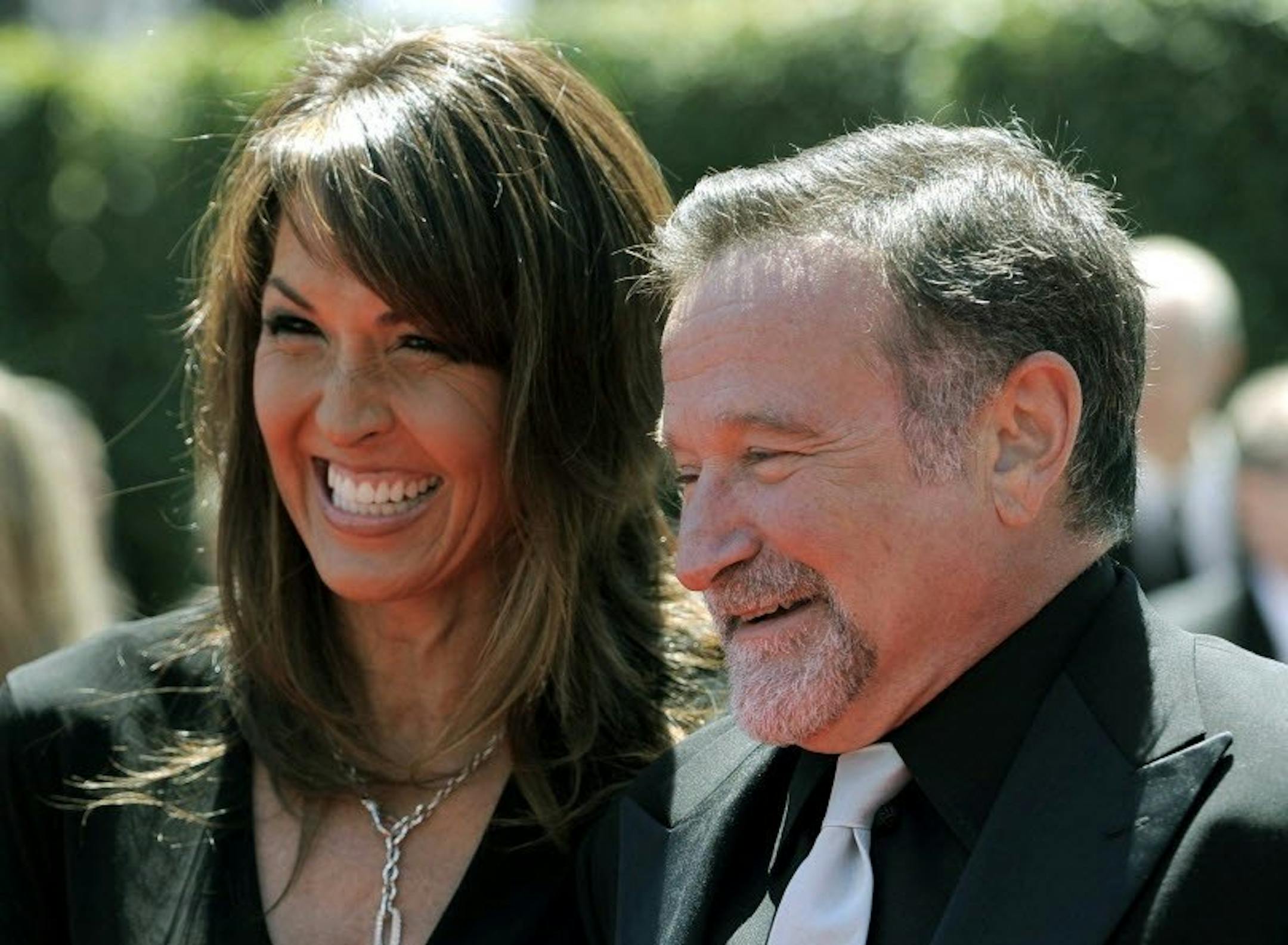 Robin Williams and his wife, Susan Schneider, are shown in 2010.