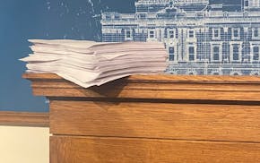 The DFL-controlled Legislature merged several different bills into a mammoth 1,400-page omnibus late Sunday night and suspended debate to pass it shor