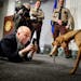 WCCO's Pat Kessler and other media took photos of the adorable Matka. In addition to being an excellent detection dog, Matka was chosen because she is
