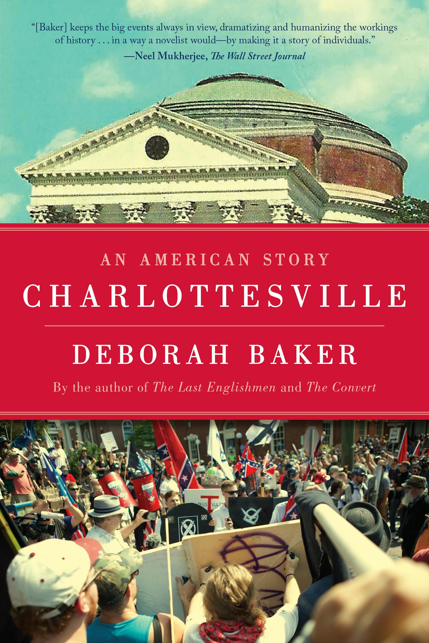 cover of Charlottesville features a photo of the riots there