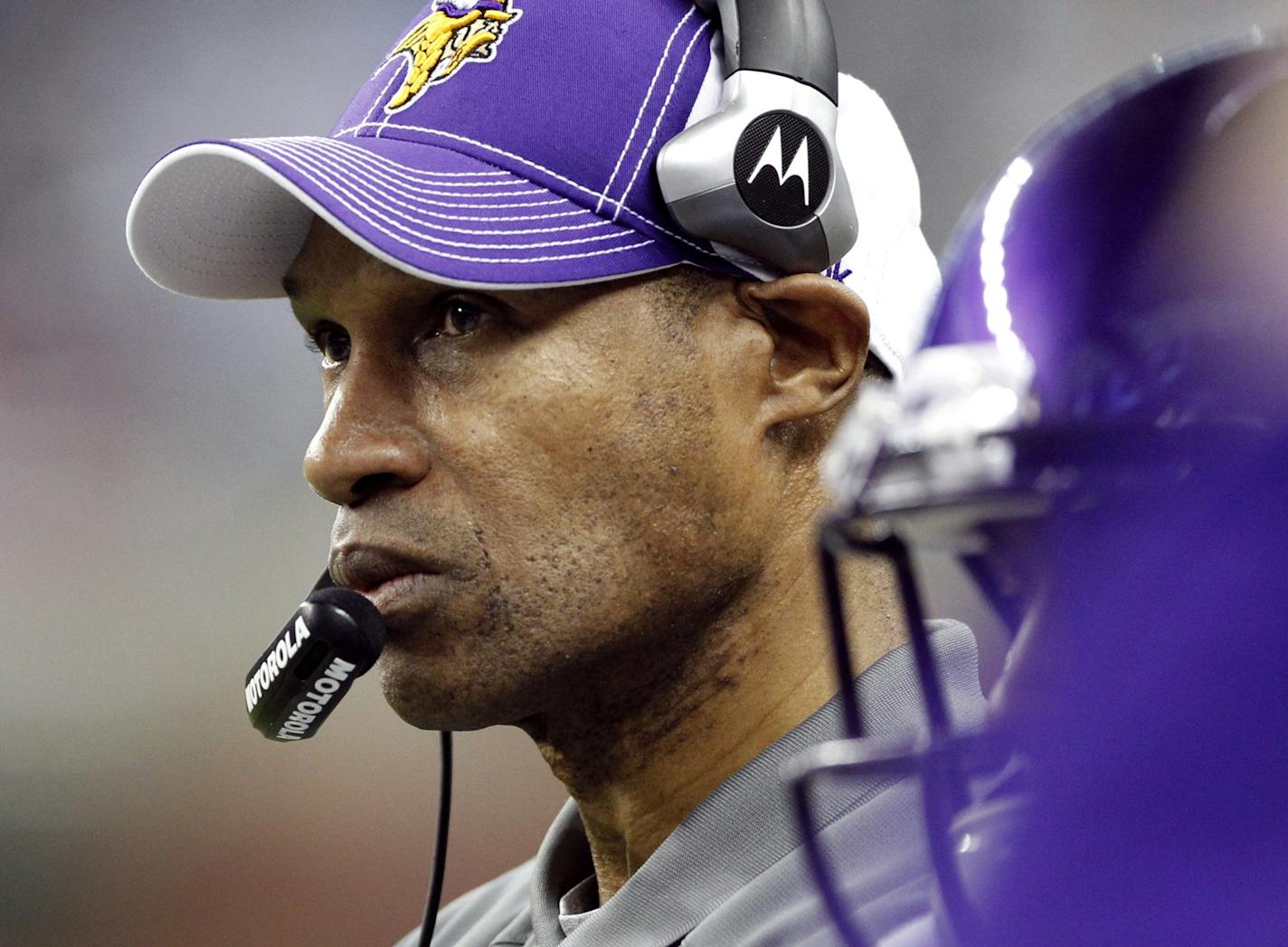 Vikings coach Leslie Frazier