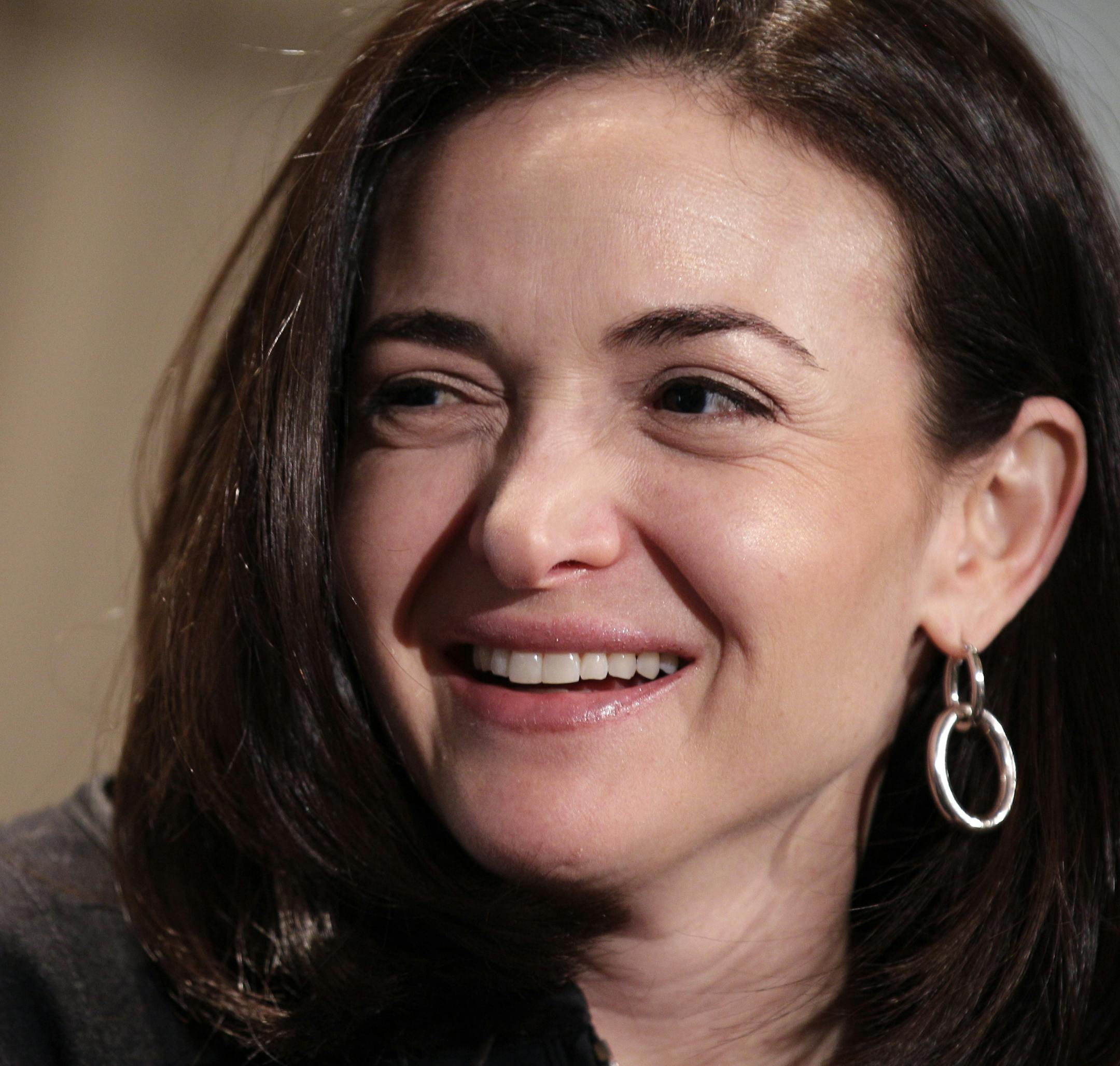 FILE - In this Thursday, April 7, 2011, file photo, Sheryl Sandberg, Facebook's chief operating officer, speaks at a luncheon for the American Society of News Editors in San Diego. Sandberg's book "Lean In: Women, Work, and the Will to Lead" goes on sale Monday, March 11, 2013 amid criticism that she's too successful and rich to lead a movement. But she says her focus remains on spurring action and progress among women. (AP Photo/Gregory Bull, File)