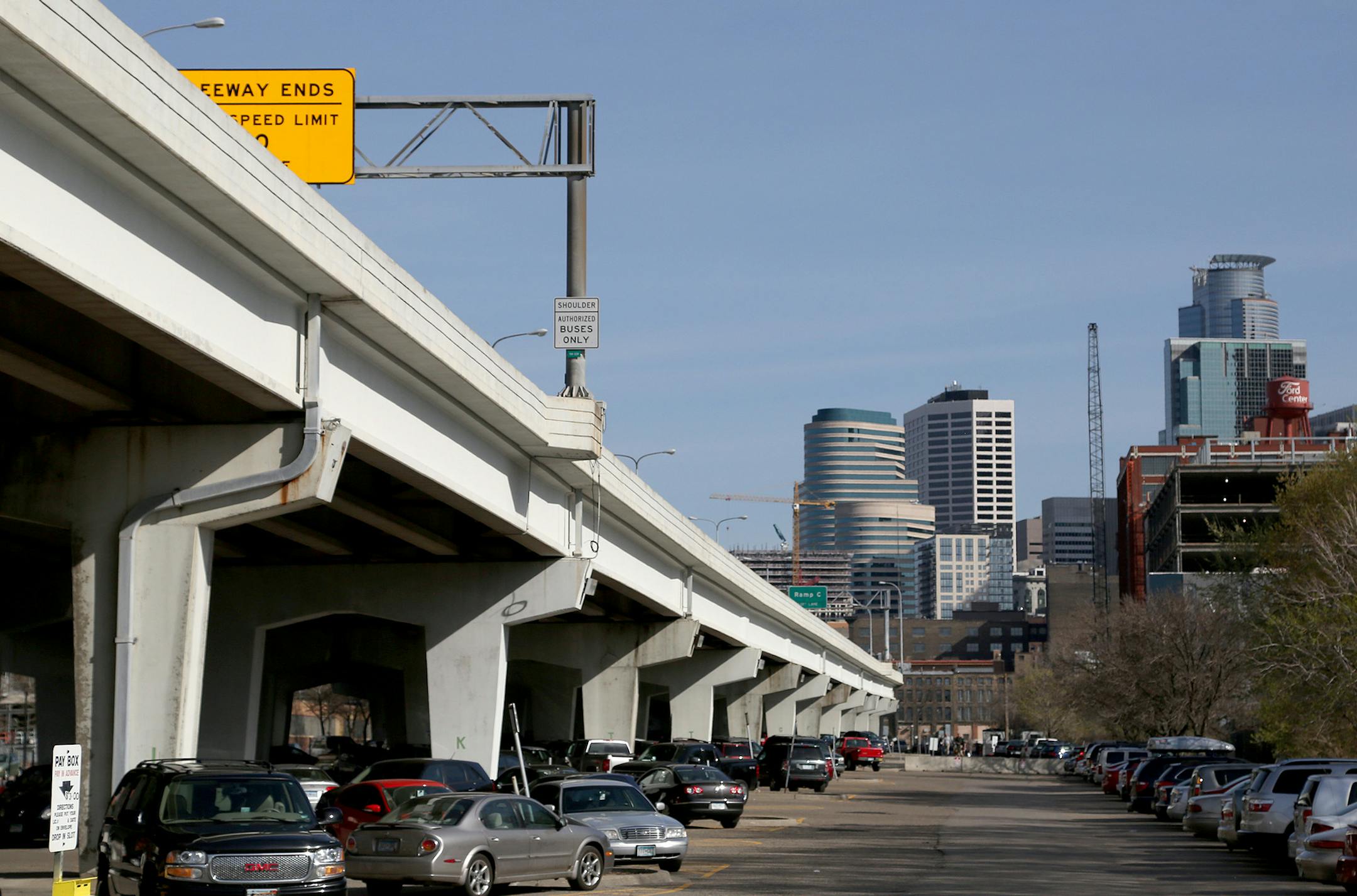 This I-94 ramp might be reworked if the new MLS stadium goes into this area of Minneapolis.