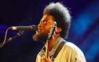 Michael Kiwanuka performs at the 2019 End of the Road Festival in Larmer Tree Gardens on Aug. 30, 2019 in Dorset. (Richard Gray/EMPICS/PA Wire/Zuma Pr