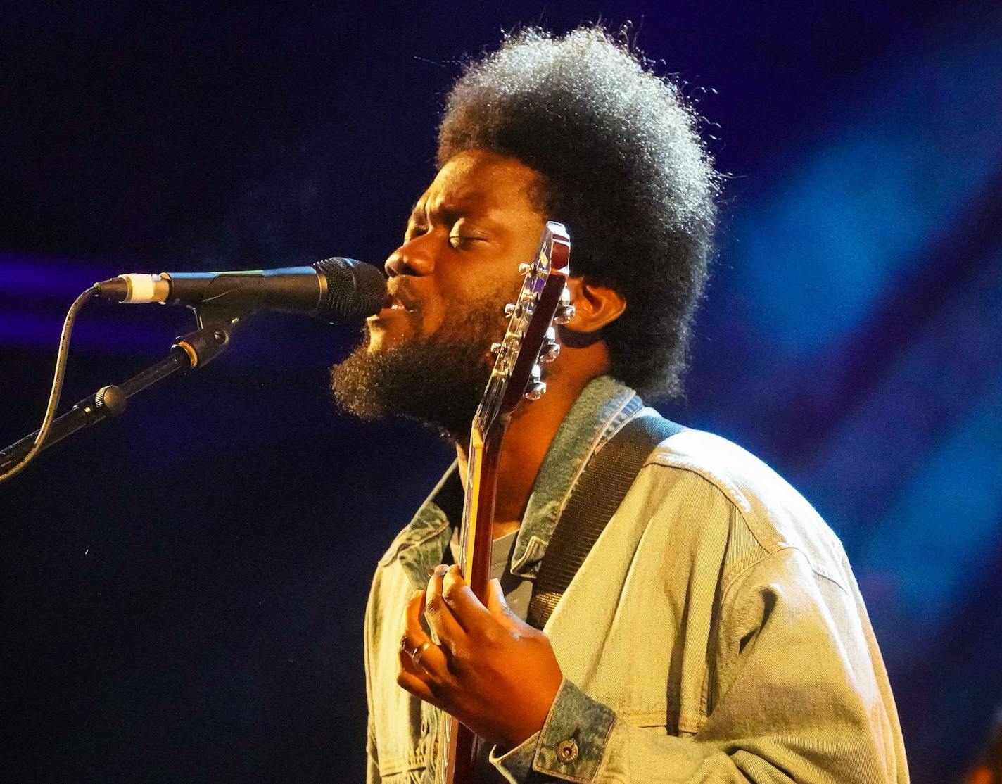 Michael Kiwanuka performs at the 2019 End of the Road Festival in Larmer Tree Gardens on Aug. 30, 2019 in Dorset. (Richard Gray/EMPICS/PA Wire/Zuma Press/TNS) ORG XMIT: 1481289