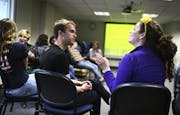 The Sexual Health Awareness and Disease Education (SHADE) student group at the University of Minnesota had their final weekly meeting of the semester 