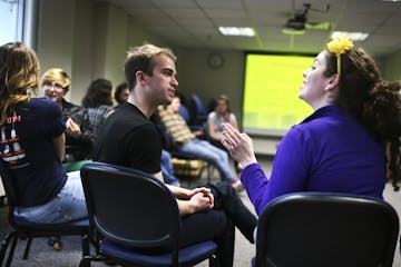 The Sexual Health Awareness and Disease Education (SHADE) student group at the University of Minnesota had their final weekly meeting of the semester 