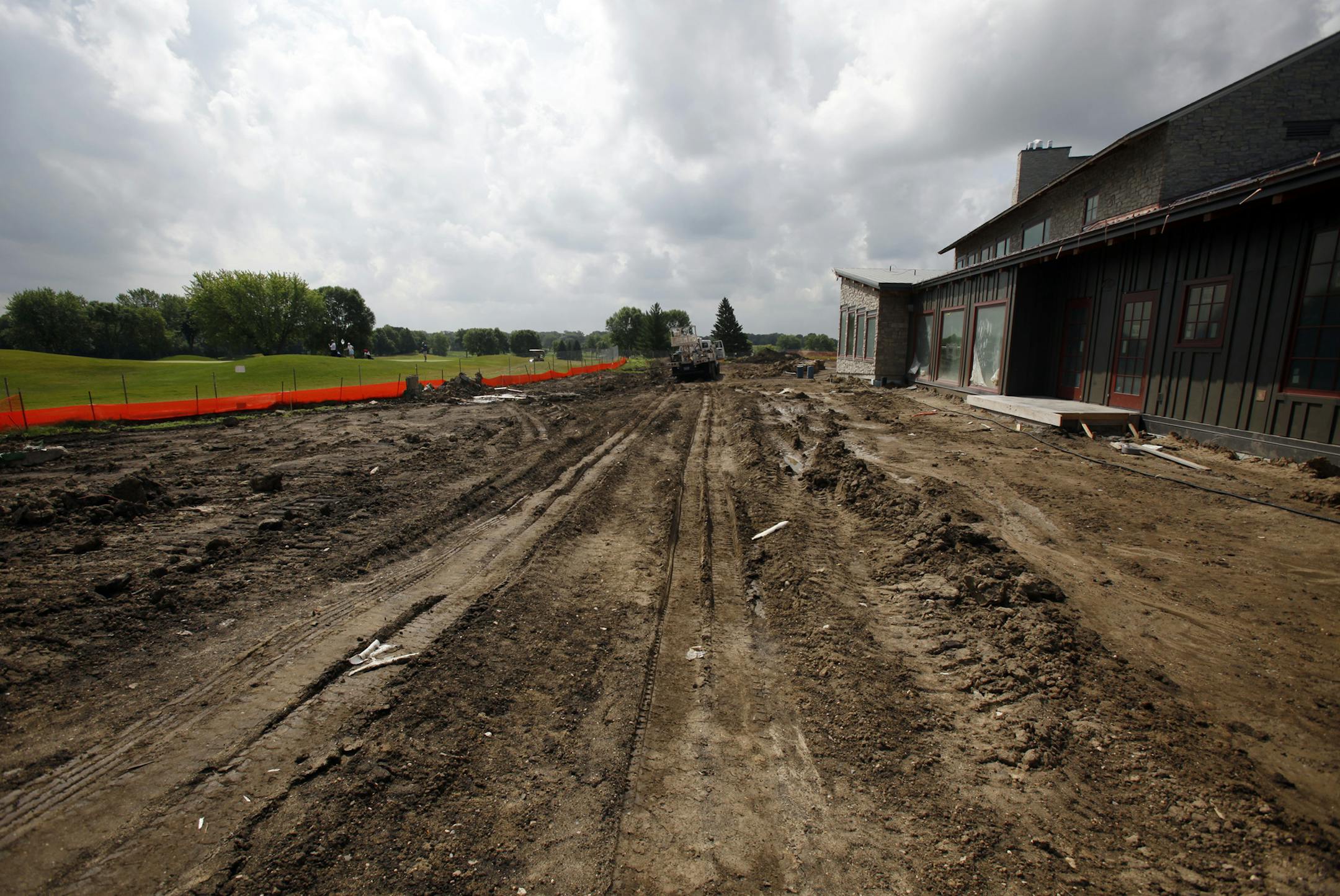 Jerry Holt • Jgholt@startribune.com Chaska 07/05/10: Hazeltine, which will host the 2016 Ryder Cup, is about to close for nearly a year while undergoing a major makeover. The old clubhouse is already gone (and the new, 49,000 sq ft one is set to open Oct. 1) and on Tuesday work begins on re-doing the whole course (greens and fairways, anyway)..... IN THIS PHOTO: ] Construction has a begun at Hazeltine as they prepare for the 2016 Ryder Cup.
