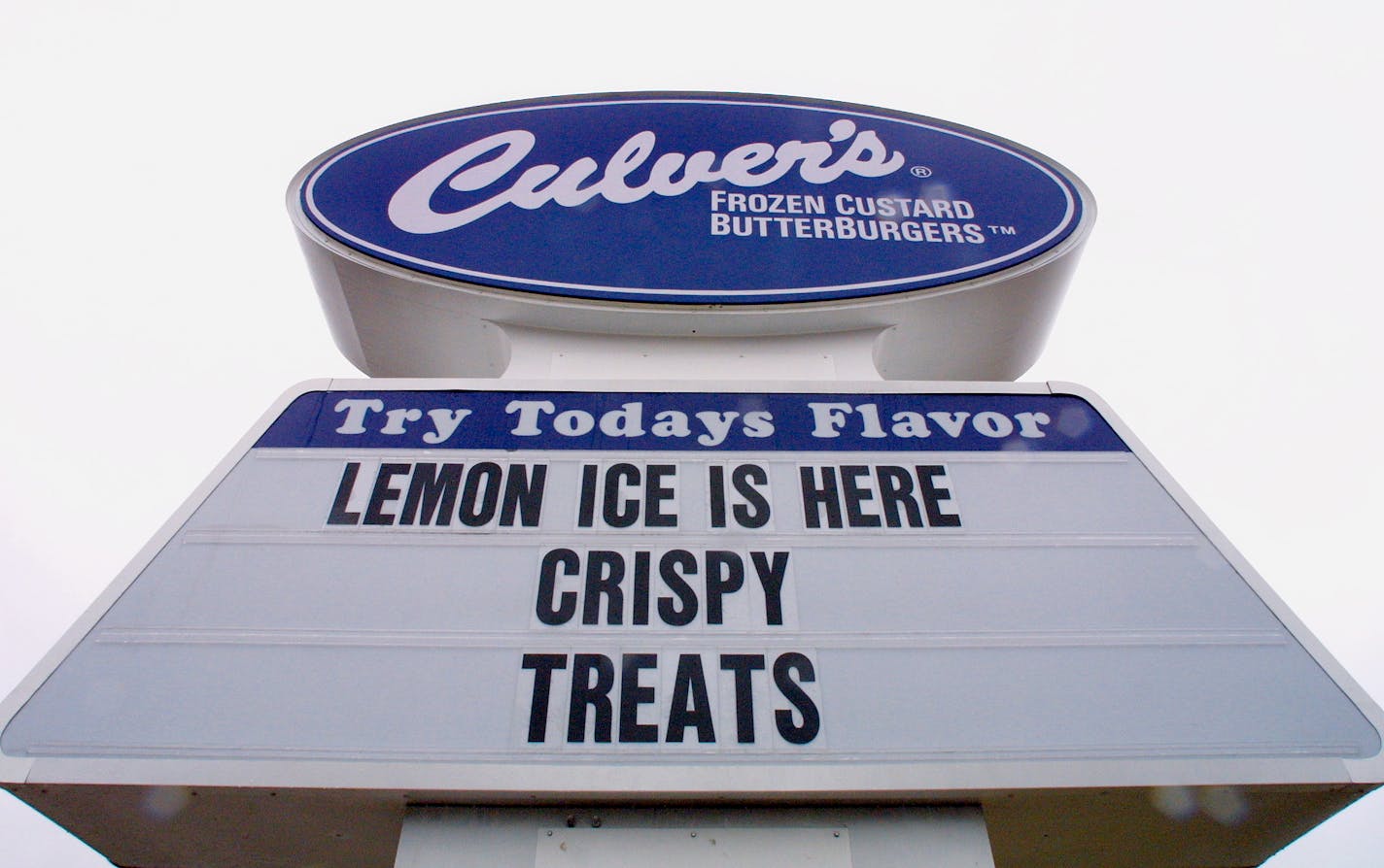 A Culver's sign.