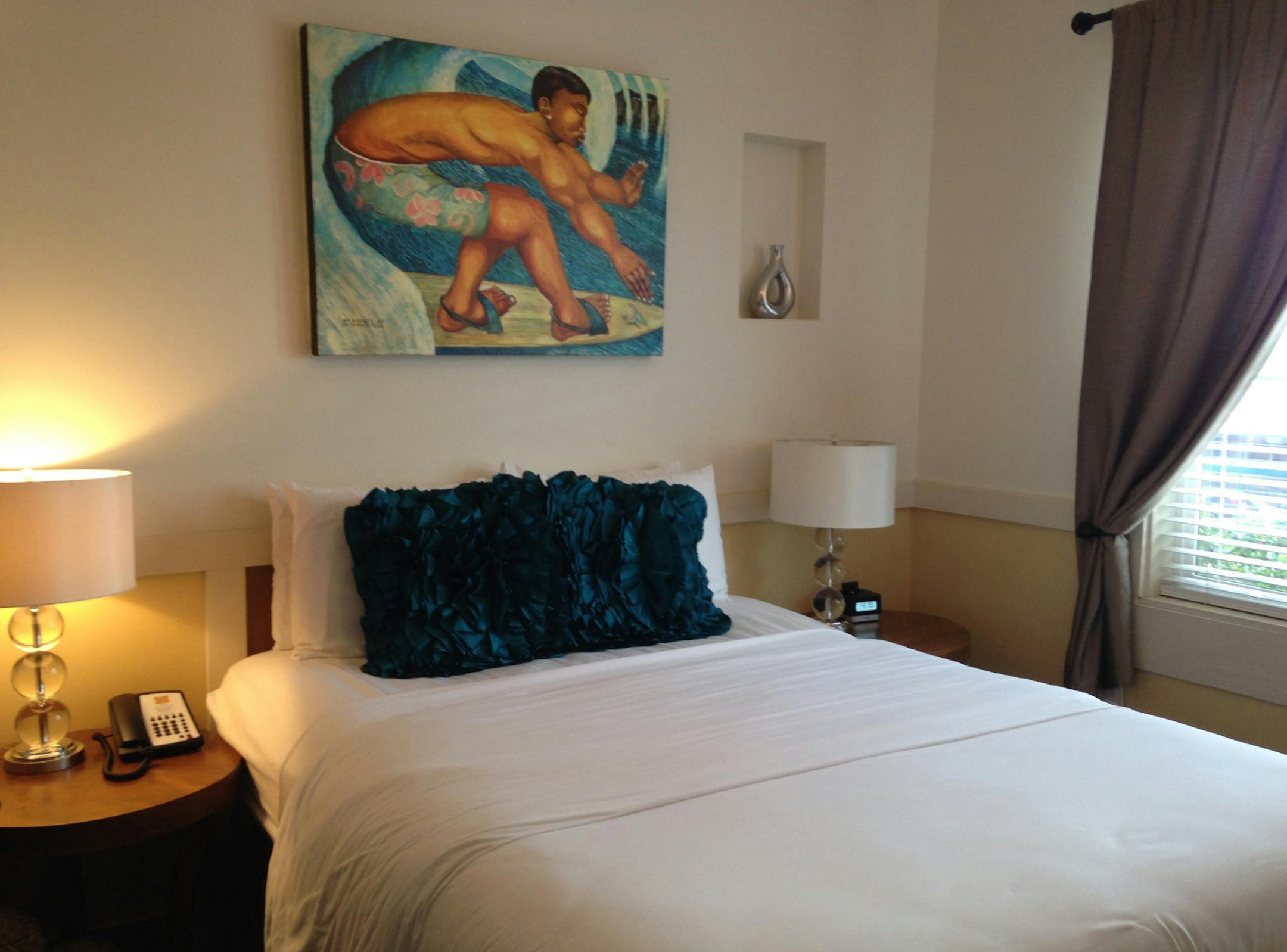 The boutique Paia Inn is filled with paintings by local artist Avi Kiriaty. (Jackie Burrell/Contra Costa Times/TNS)