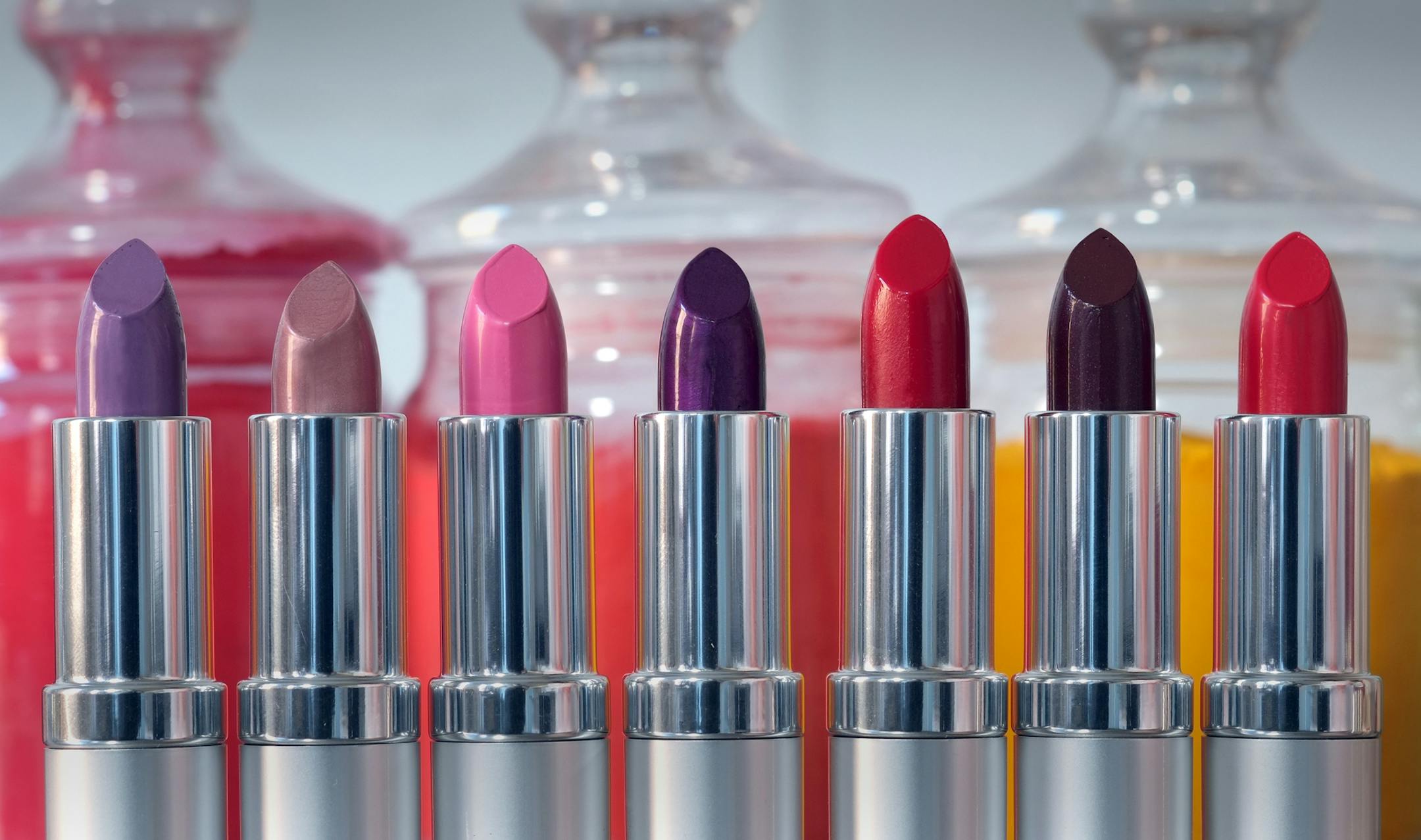 No lipstick, please.