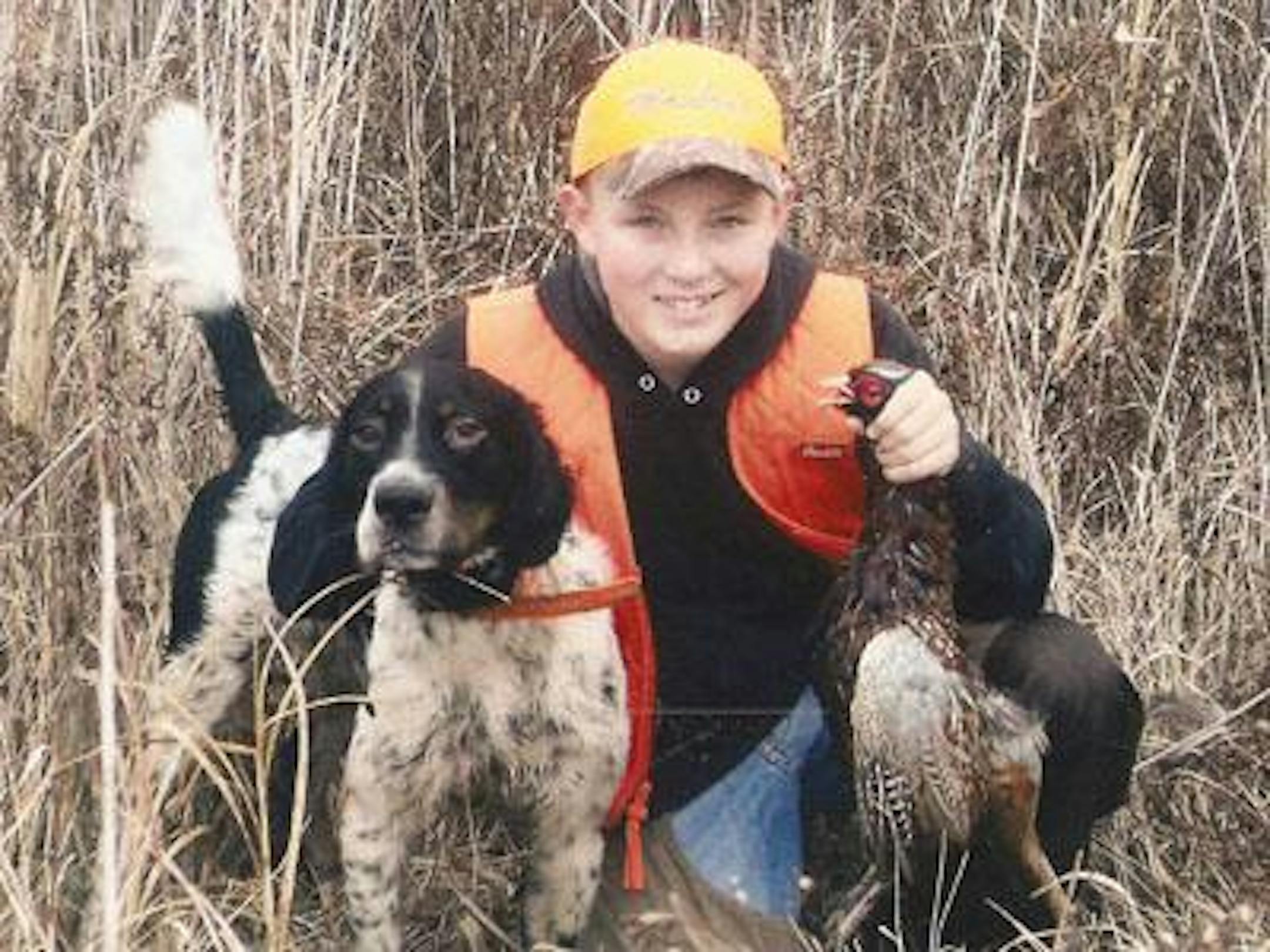 Happy pheasant hunter!