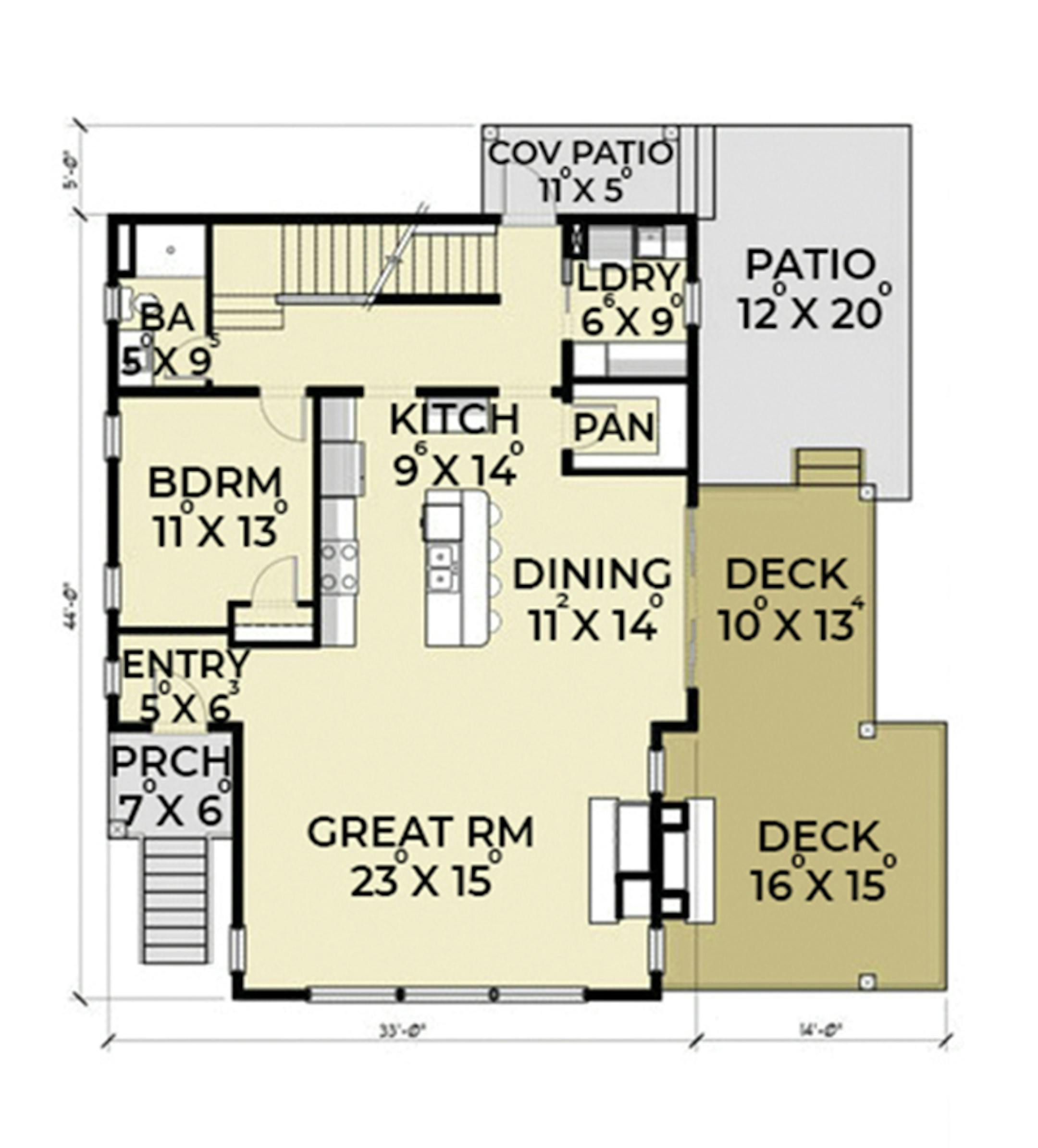 The main level