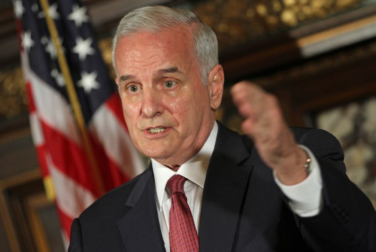 Gov. Mark Dayton scored a potent achievement: He defined the budget battleground by entering from the left.