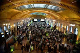 The Nature Conservancy's third annual Green Tie Affair filled downtown St. Paul's Union Depot.
